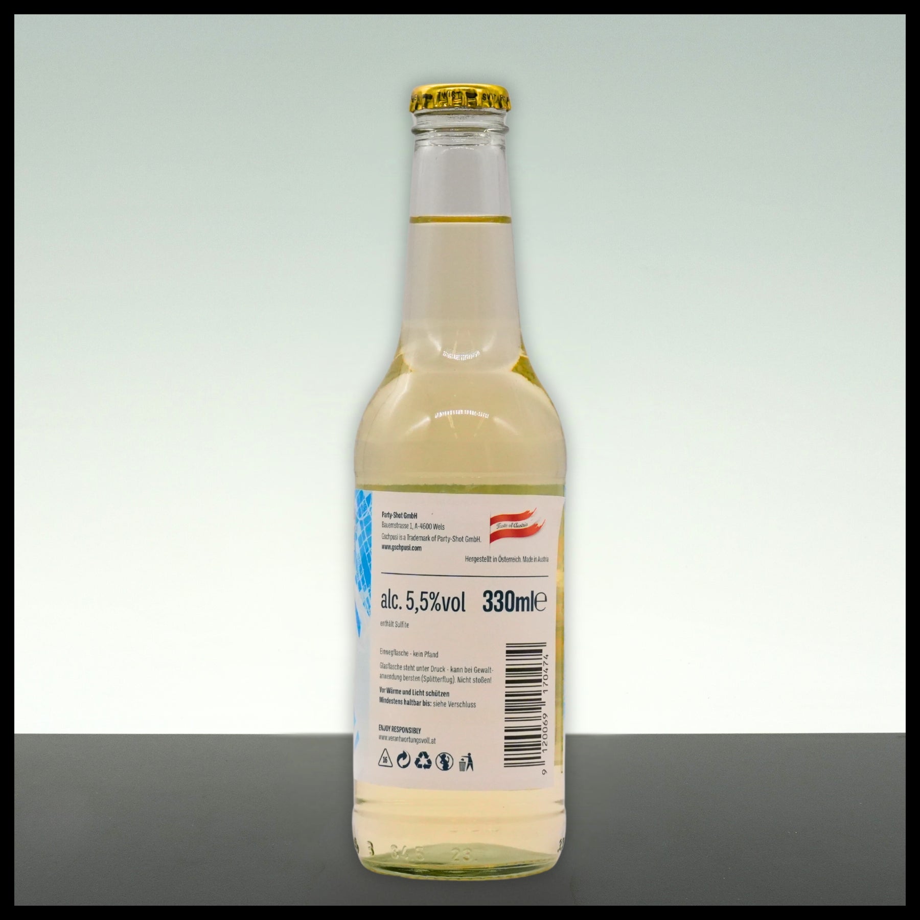 Gschpusi Gspritzter Weiß 0,33L - 5,5% Vol. - Trinklusiv