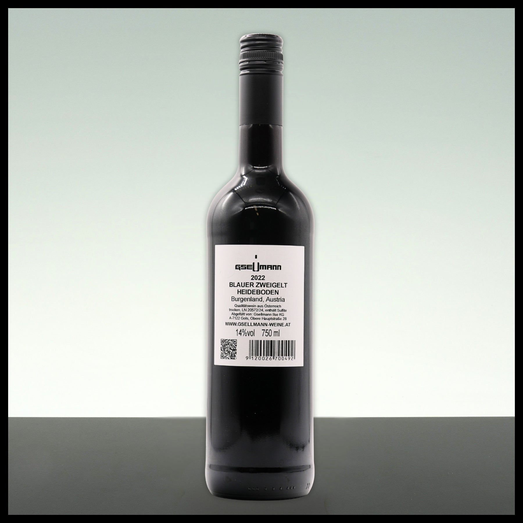 Gsellmann Blauer Zweigelt Heideboden 0,75L - 13,5% Vol. - Trinklusiv