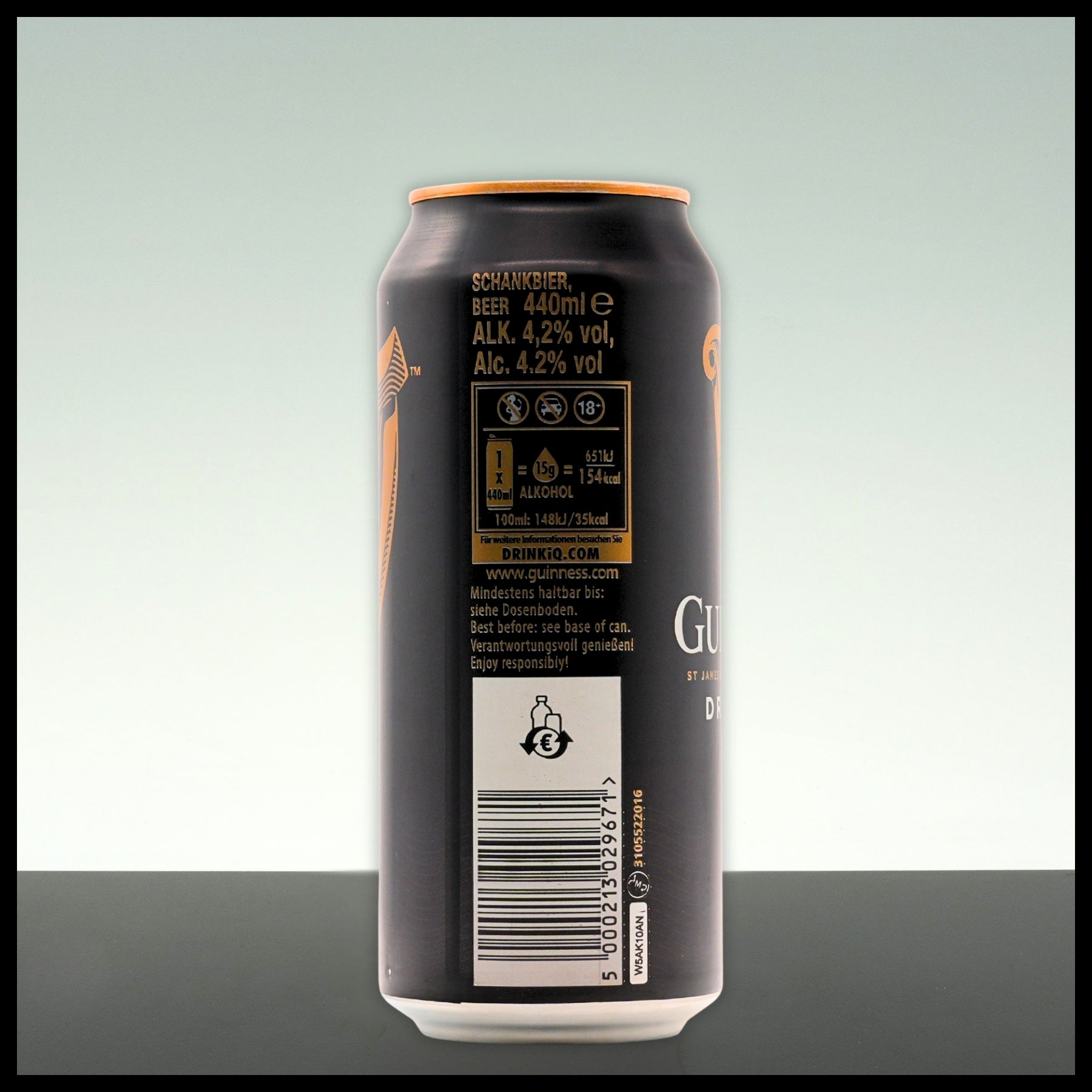 Guinness Draught Dose 0,44L - 4,2% Vol.