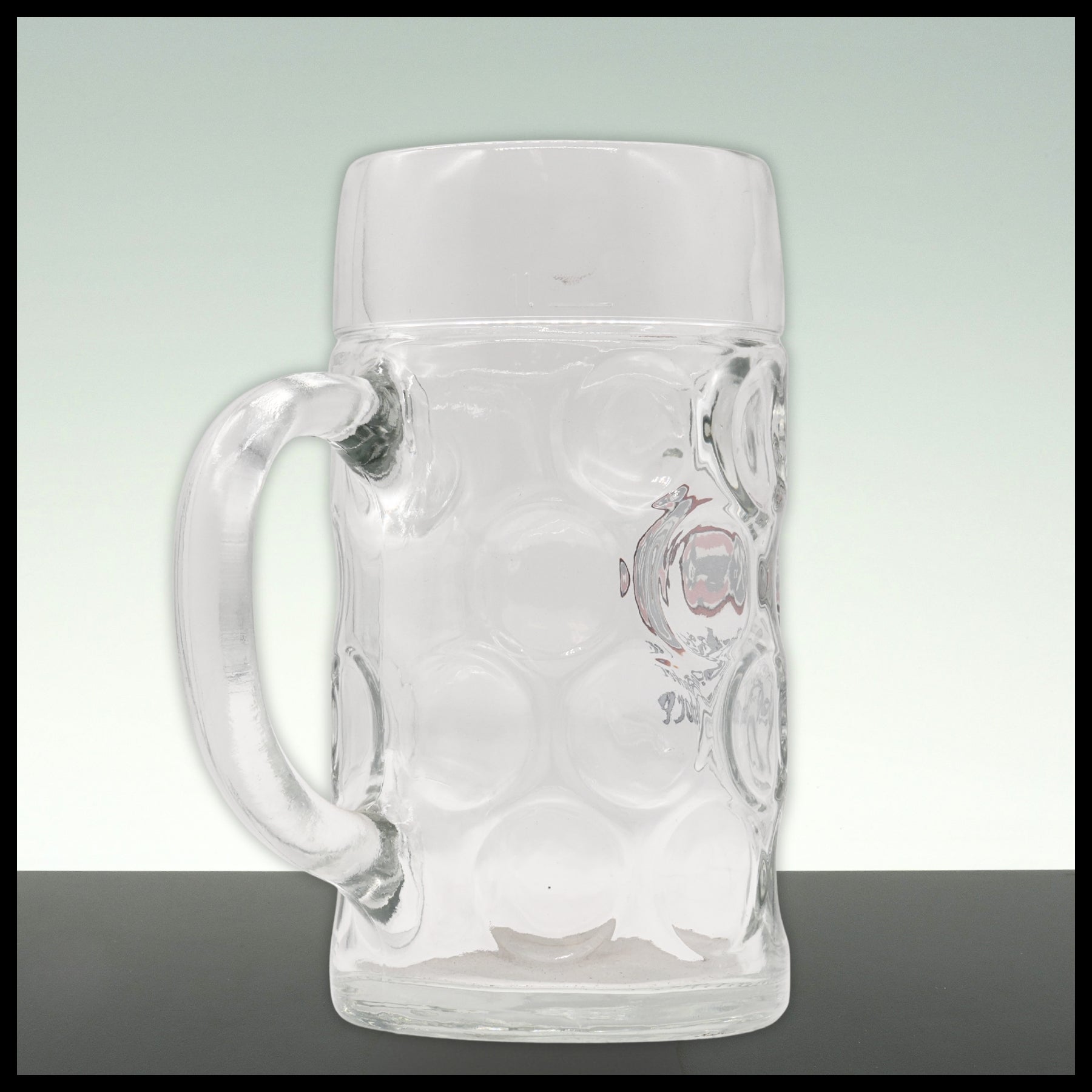 Hacker Pschorr Maßkrug Glas 1L