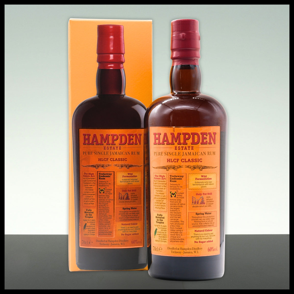Hampden Estate HLCF CLASSIC Jamaican Rum 0,7L - 60% Vol. - Trinklusiv