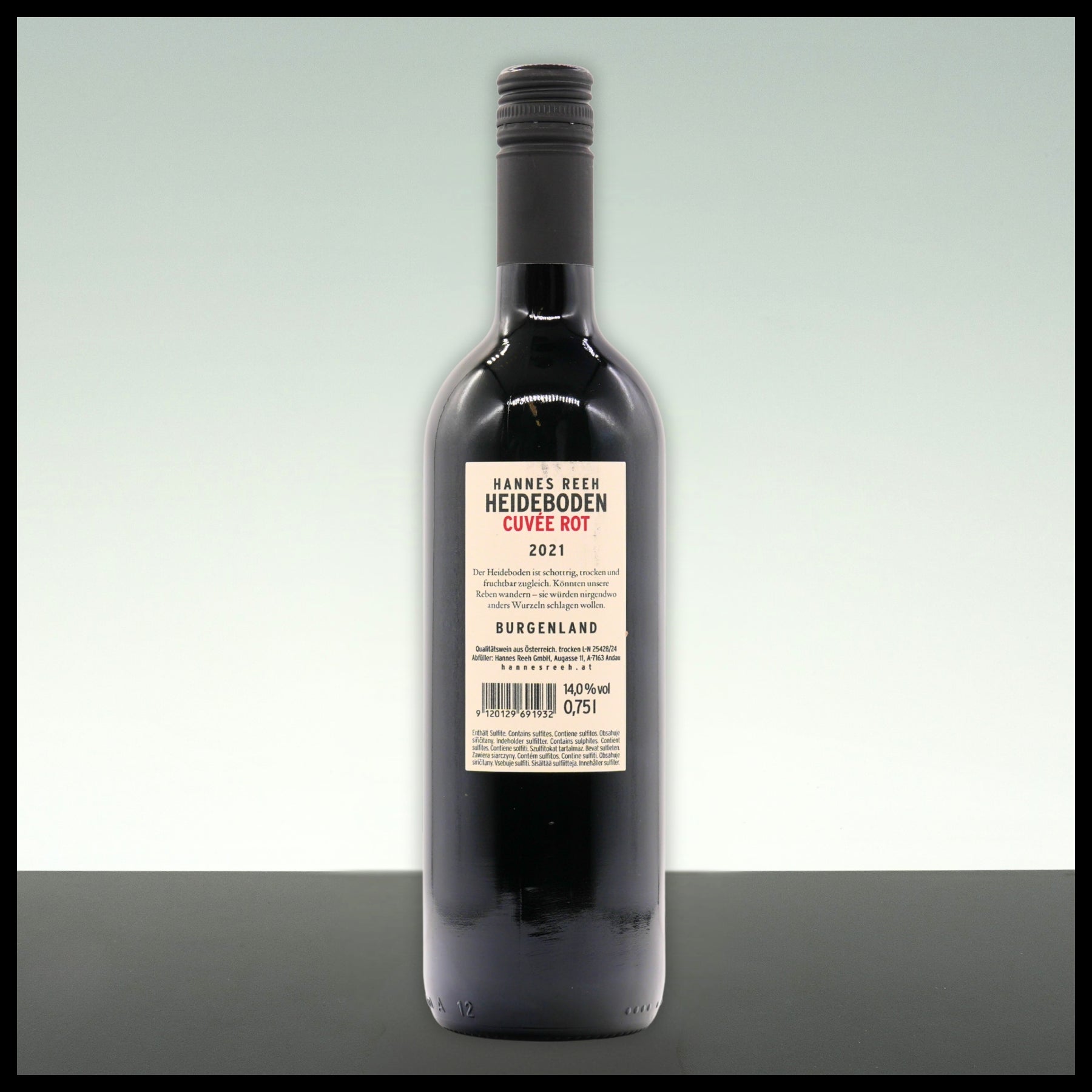 Hannes Reeh Heideboden Cuvée Rot 0,75L - 14% Vol. - Trinklusiv