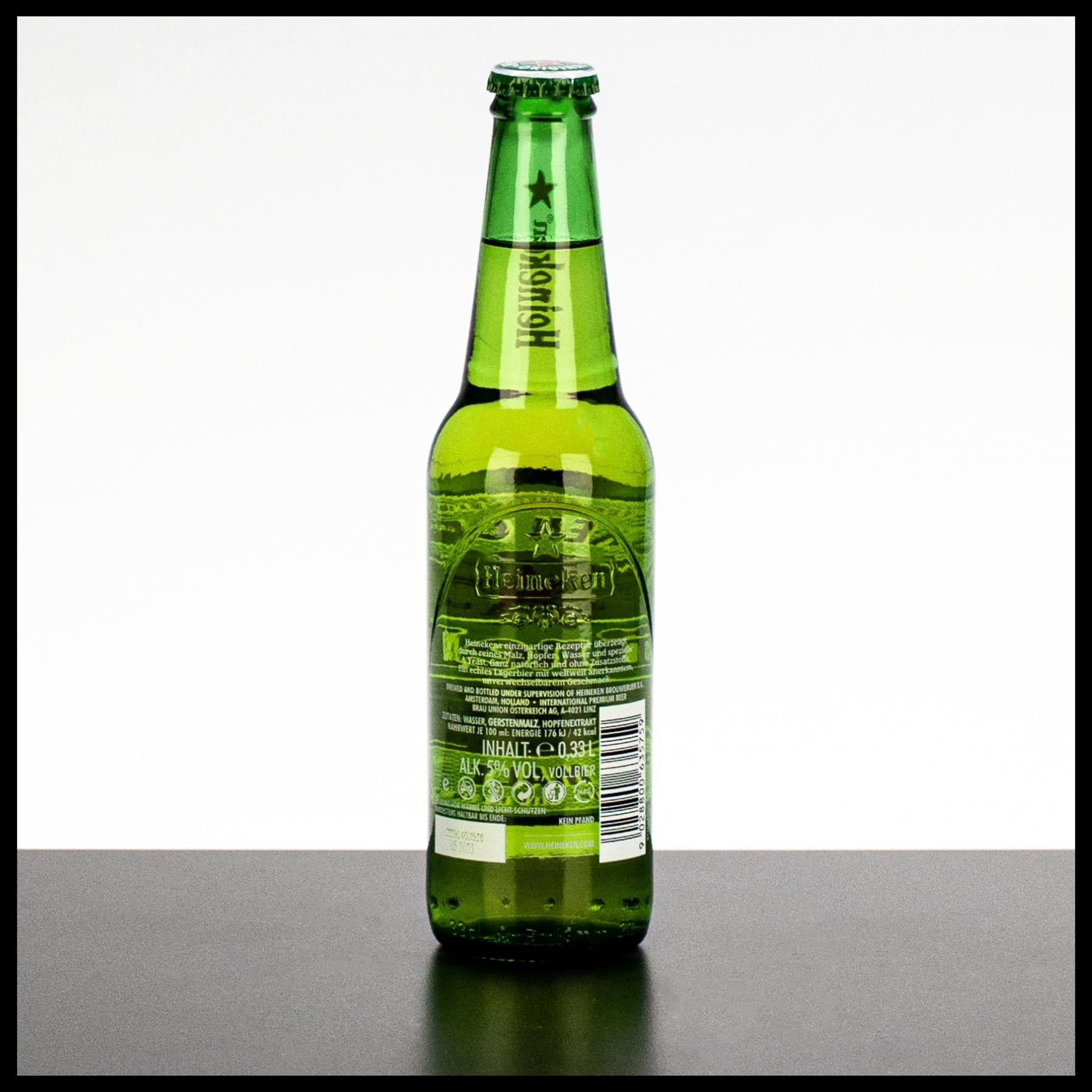 Heineken Original Lager Bier 0,33L - 5% Vol. - Trinklusiv