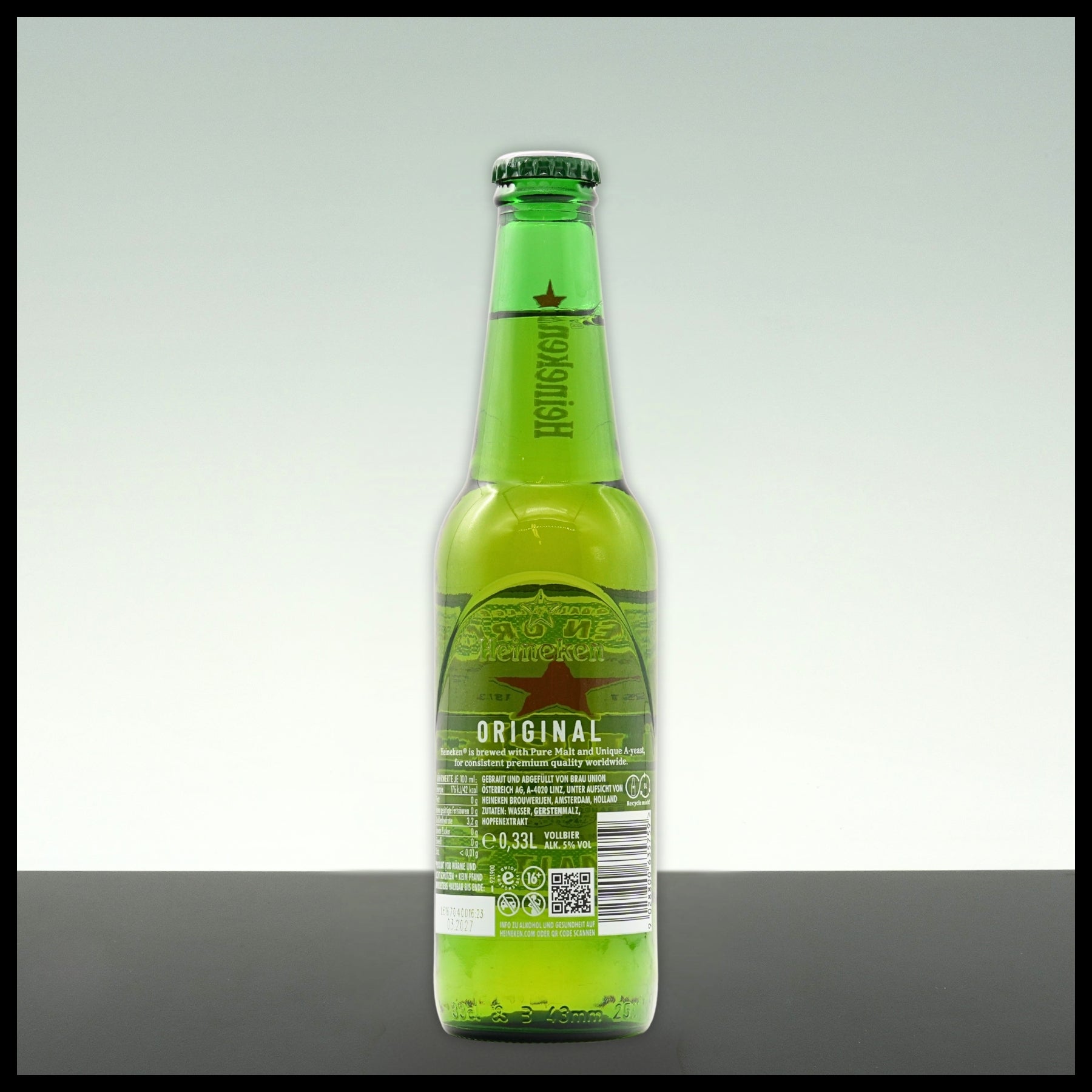 Heineken Original Lager Bier 0,33L - 5% Vol.