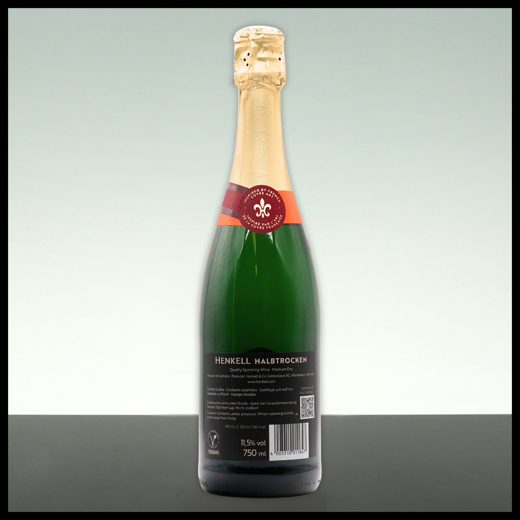 Henkell Sekt HALBTROCKEN 0,75L - 11,5% Vol.