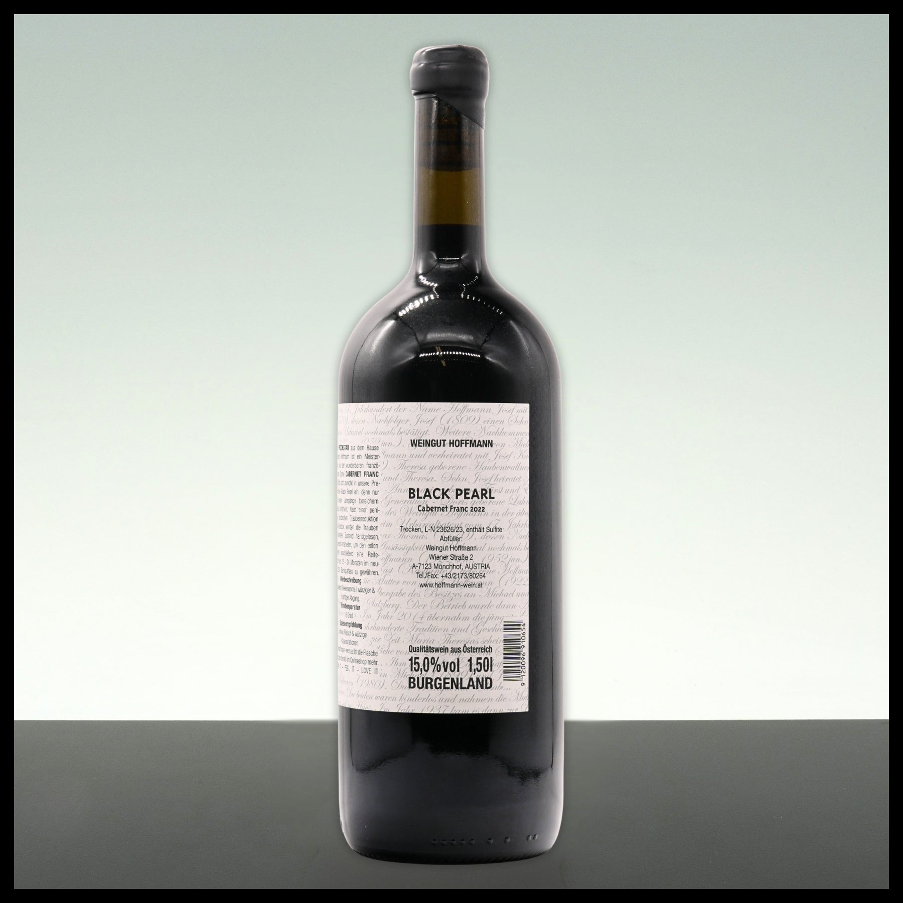 Hoffmann Black Pearl Cabernet Franc "Rockstar" 1,5L - 15% Vol. - Trinklusiv