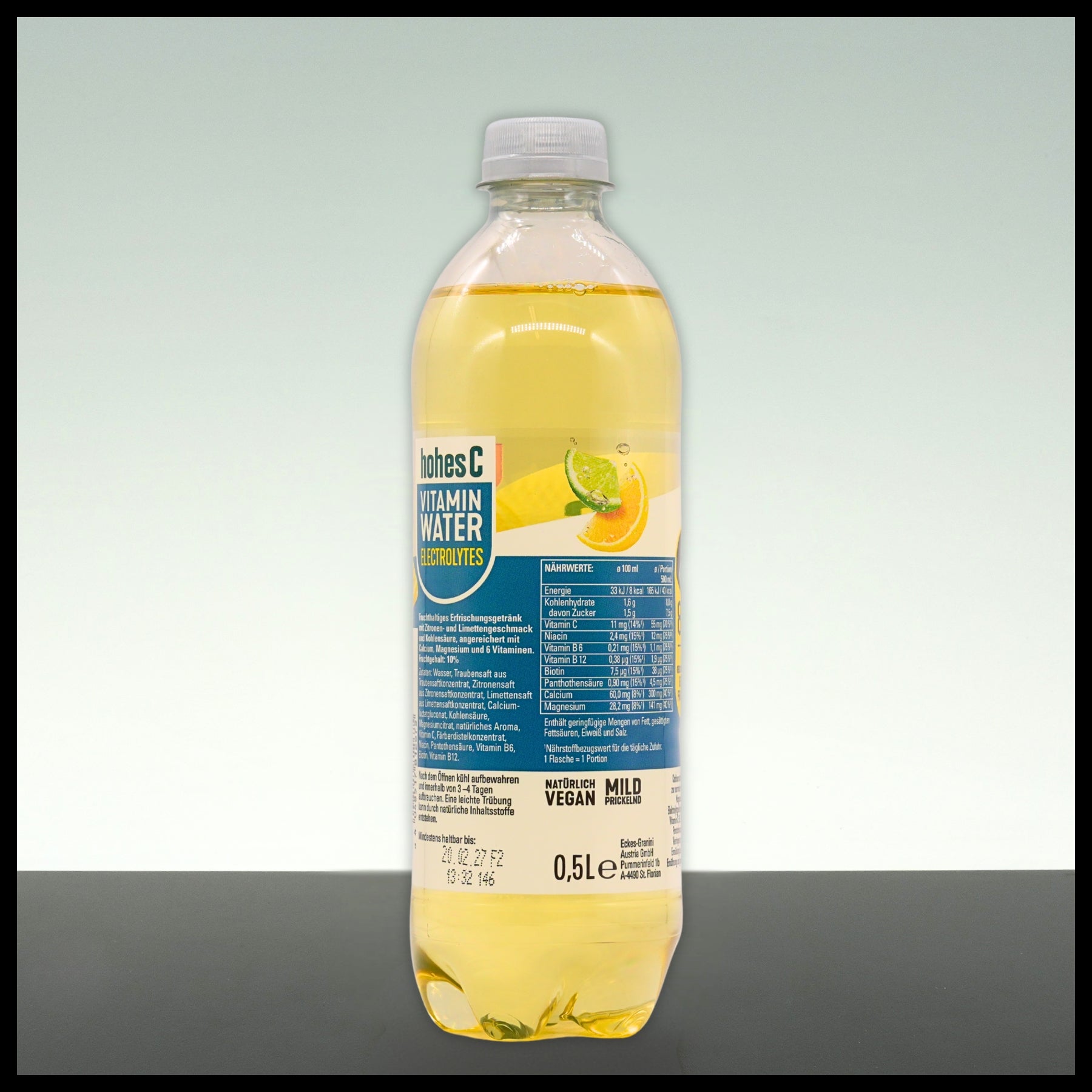 Hohes C Vitamin Water ELECTROLYTES Zitrone-Limette 0,5L
