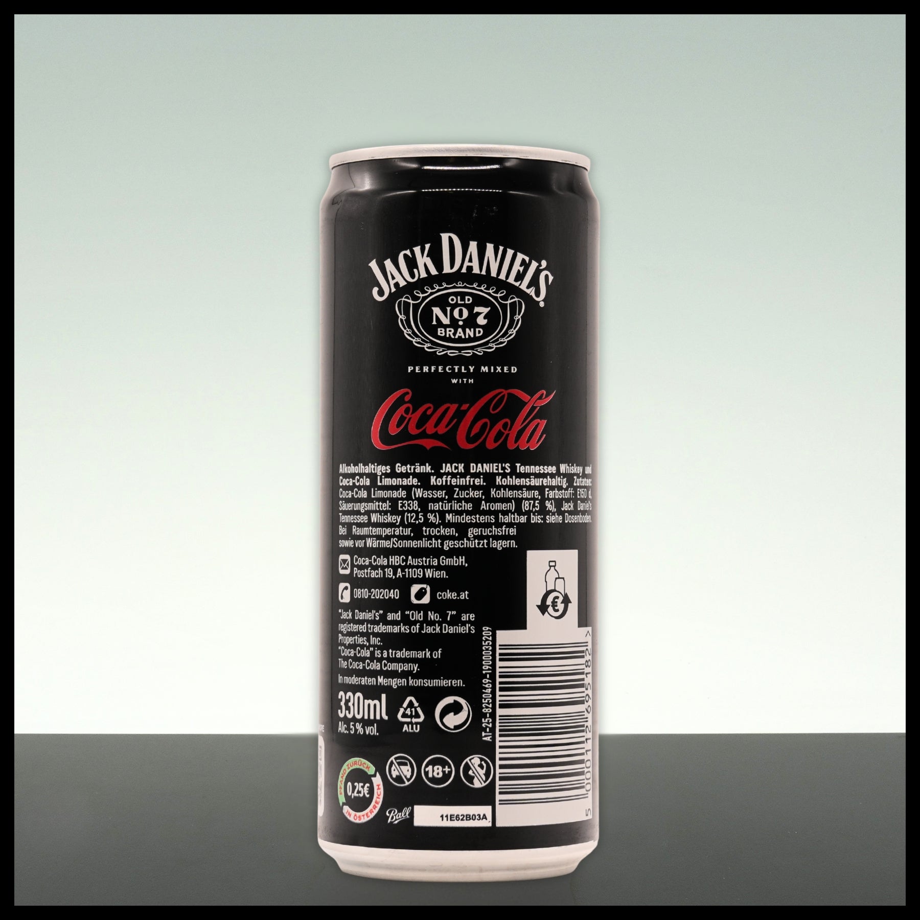 Jack Daniel's Tennessee Whiskey & COCA COLA 0,33L - 5% Vol. - Trinklusiv