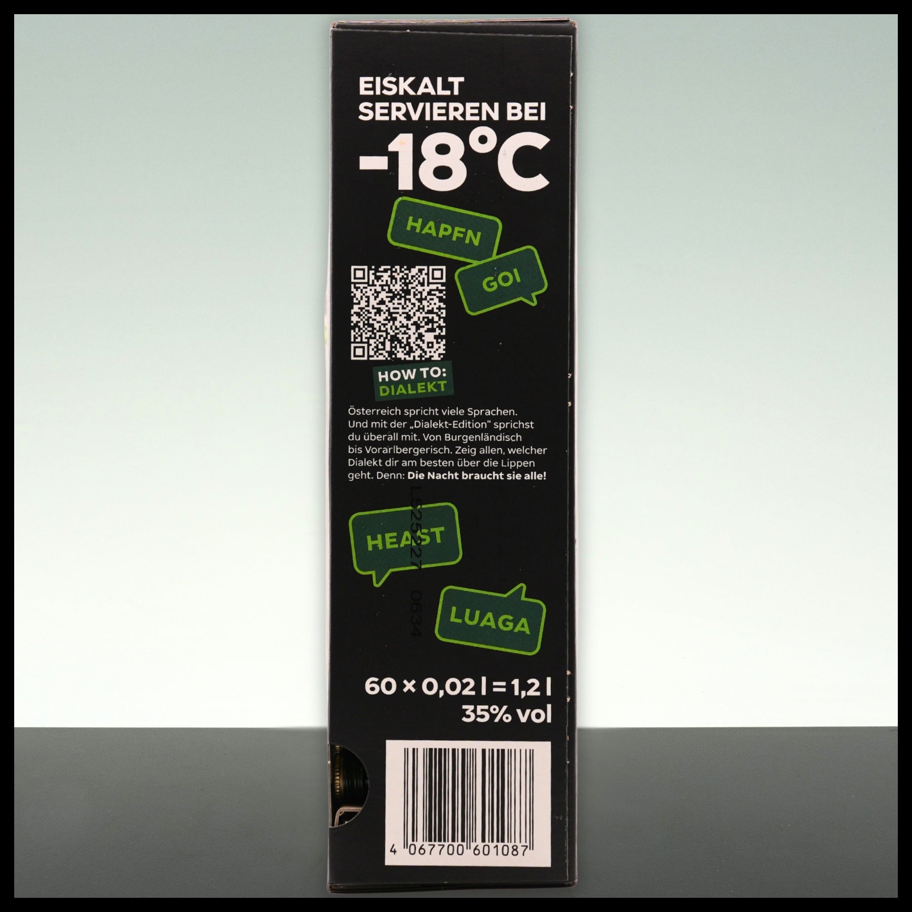 Jägermeister Automat DIALEKT-EDITION 60x 0,02L - 35% Vol. - Trinklusiv