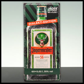 Jägermeister Automat DIALEKT-EDITION 60x 0,02L - 35% Vol. - Trinklusiv