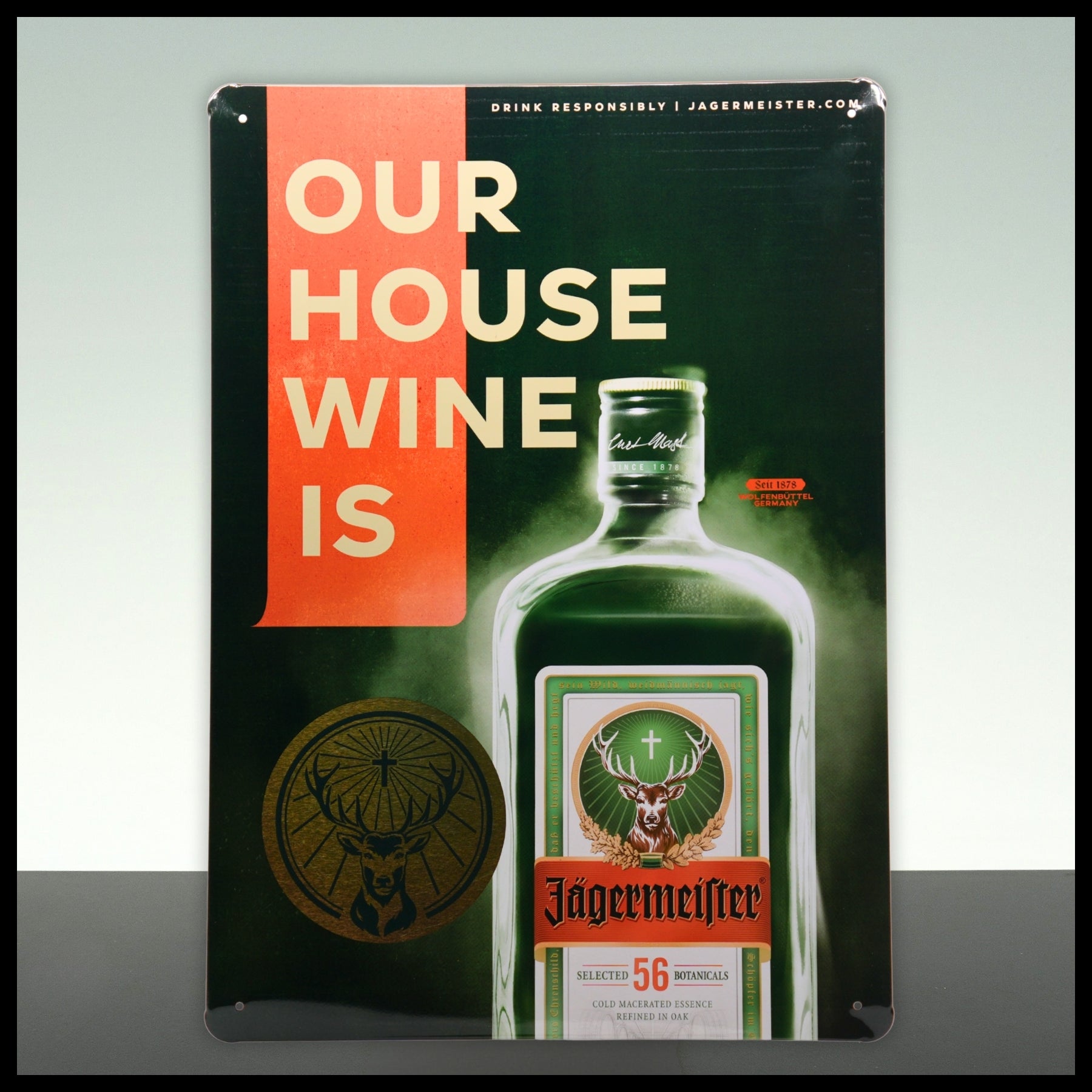 Jägermeister Blechschild - Trinklusiv