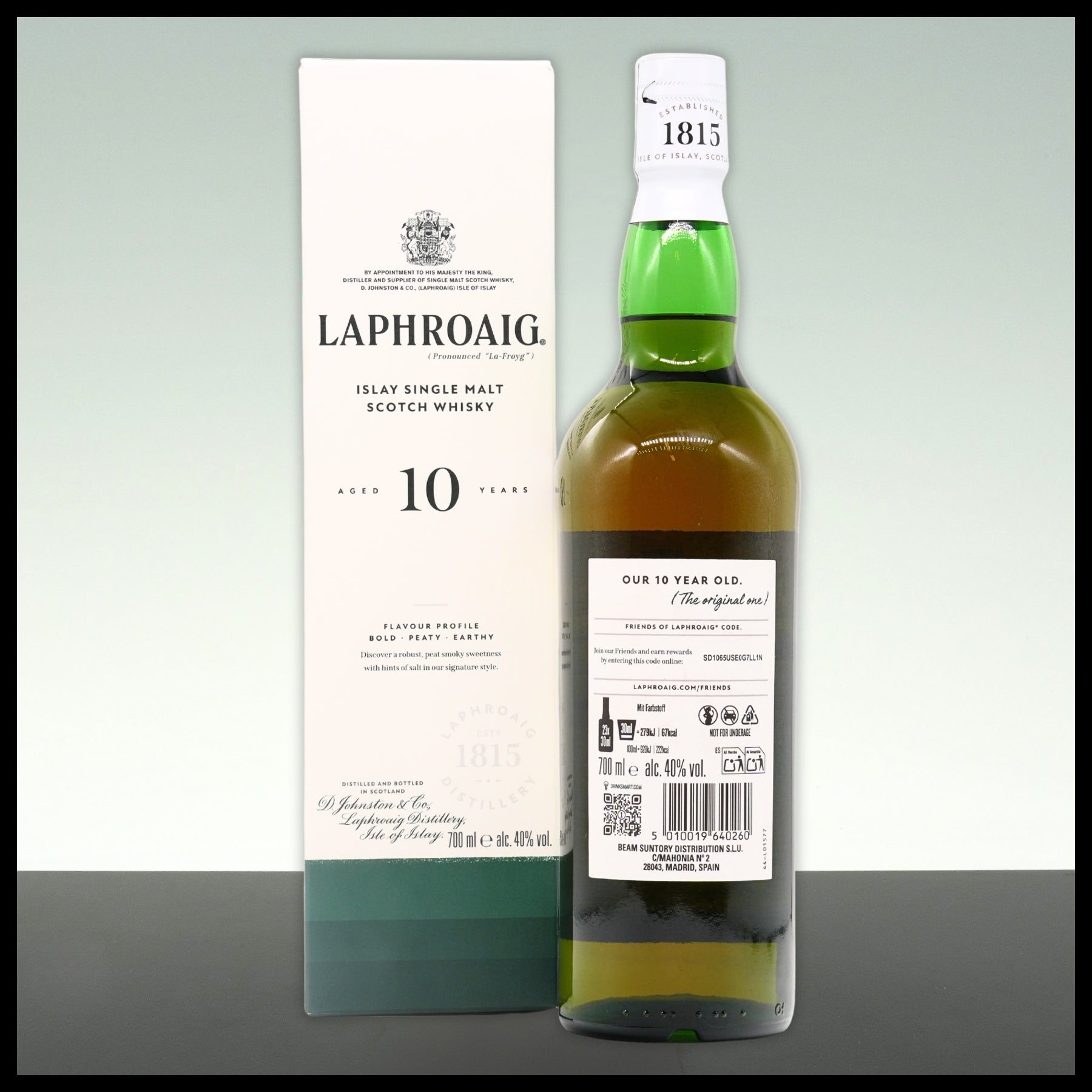 Laphroaig 10 YO Islay Single Malt Whisky 0,7L - 40% Vol. - Trinklusiv