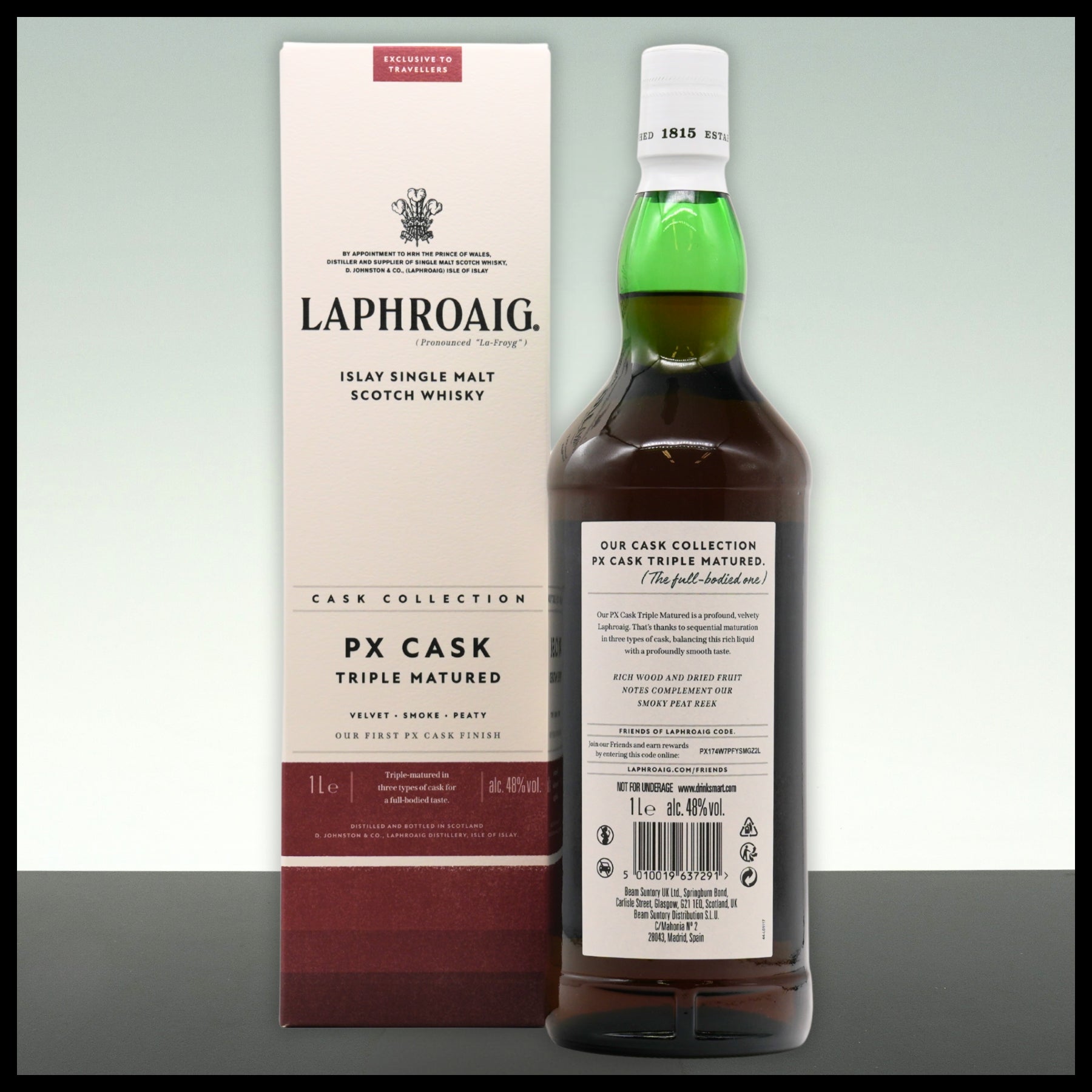 Laphroaig PX Cask Islay Single Malt Whisky 1L - 48% Vol. - Trinklusiv
