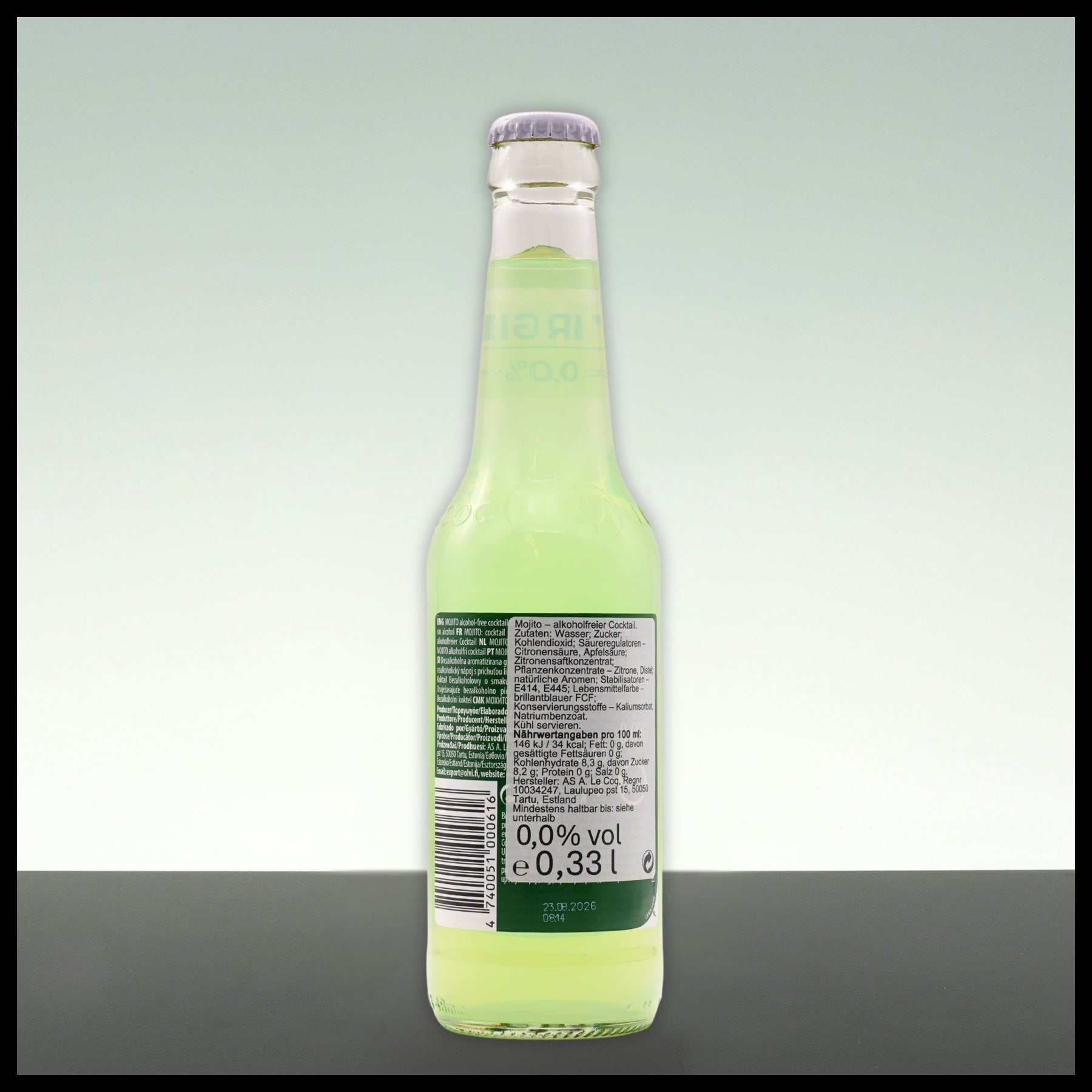 Le Coq Virgin Mojito Alkoholfreier Cocktail 0,33L - Trinklusiv