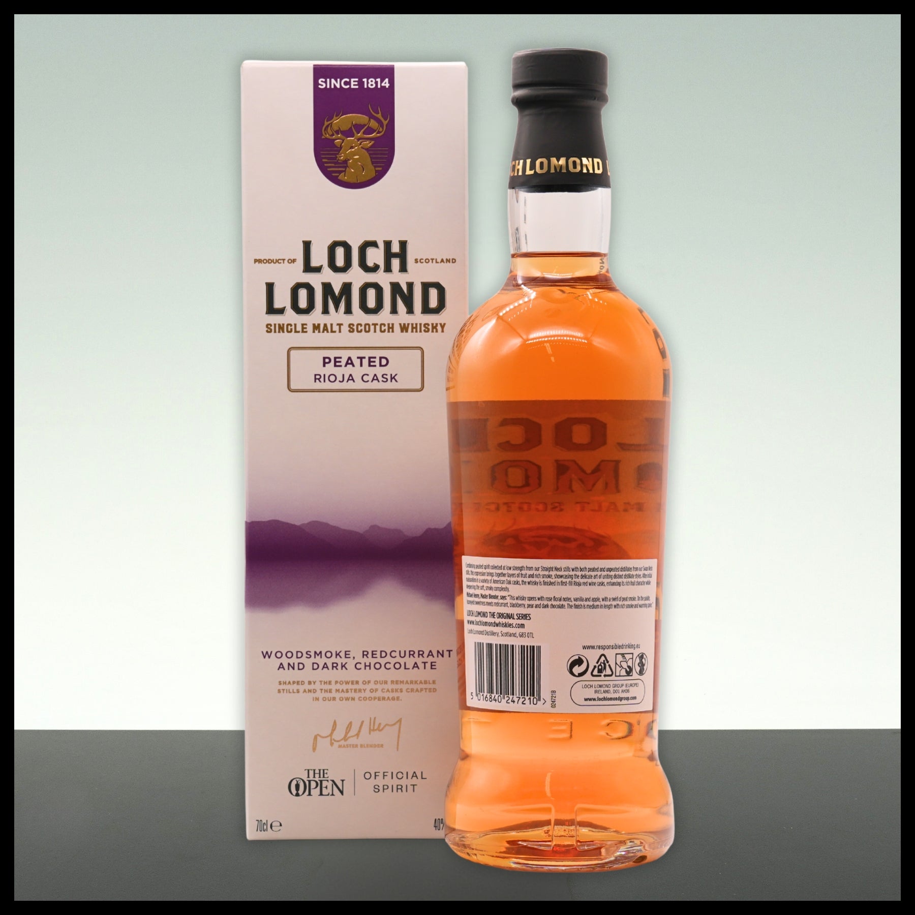 Loch Lomond Peated Rioja Cask Single Malt Whisky 0,7L - 40% Vol.