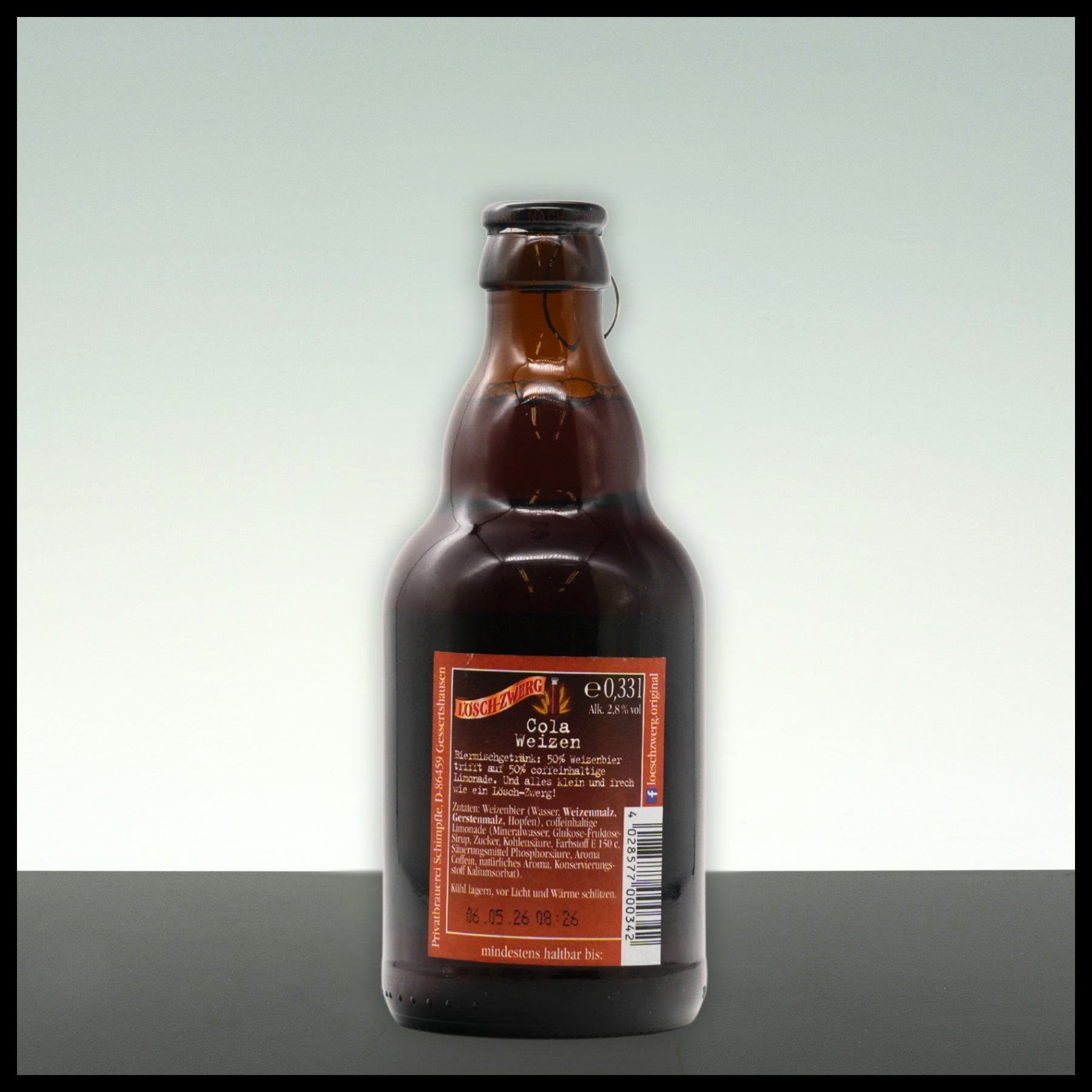 Lösch-Zwerg Cola Weizen 0,33L - 2,8% Vol.