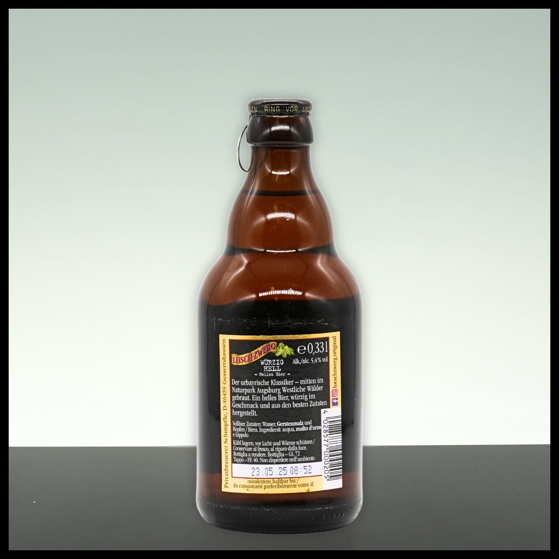 Lösch-Zwerg Würzig Hell 0,33L - 5,4% Vol. - Trinklusiv