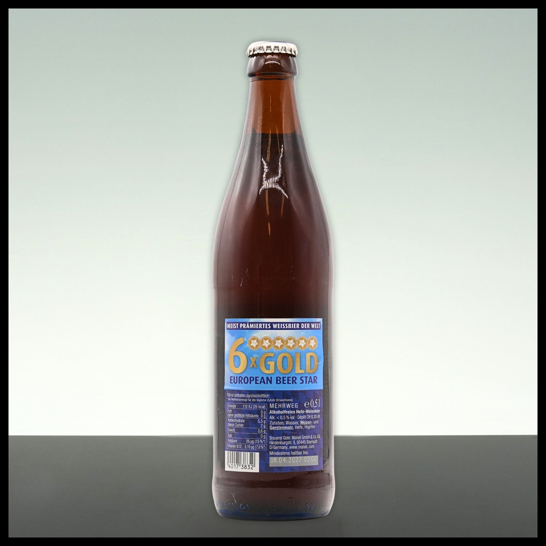 Maisels Weisse ALKOHOLFREI Hefe Weißbier 0,5L
