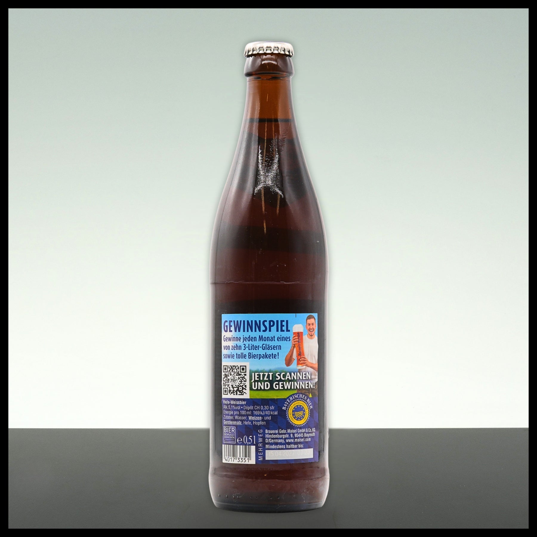Maisels Weisse ORIGINAL Hefe Weißbier 0,5L - 5,1% Vol.