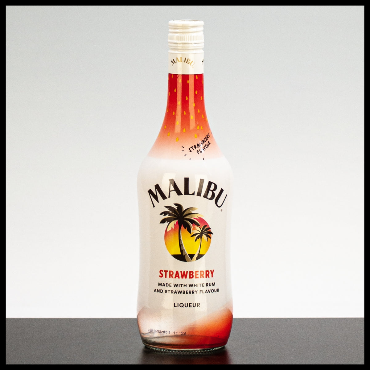Malibu Strawberry 0,7L - 21% Vol. - Trinklusiv