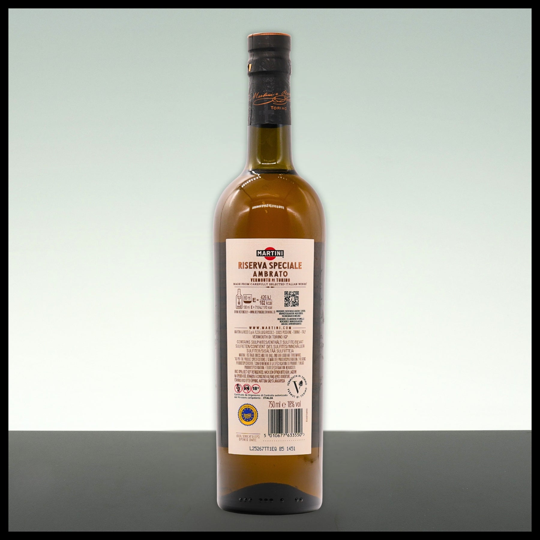 Martini Riserva Speciale Ambrato 0,75L - 18% Vol.