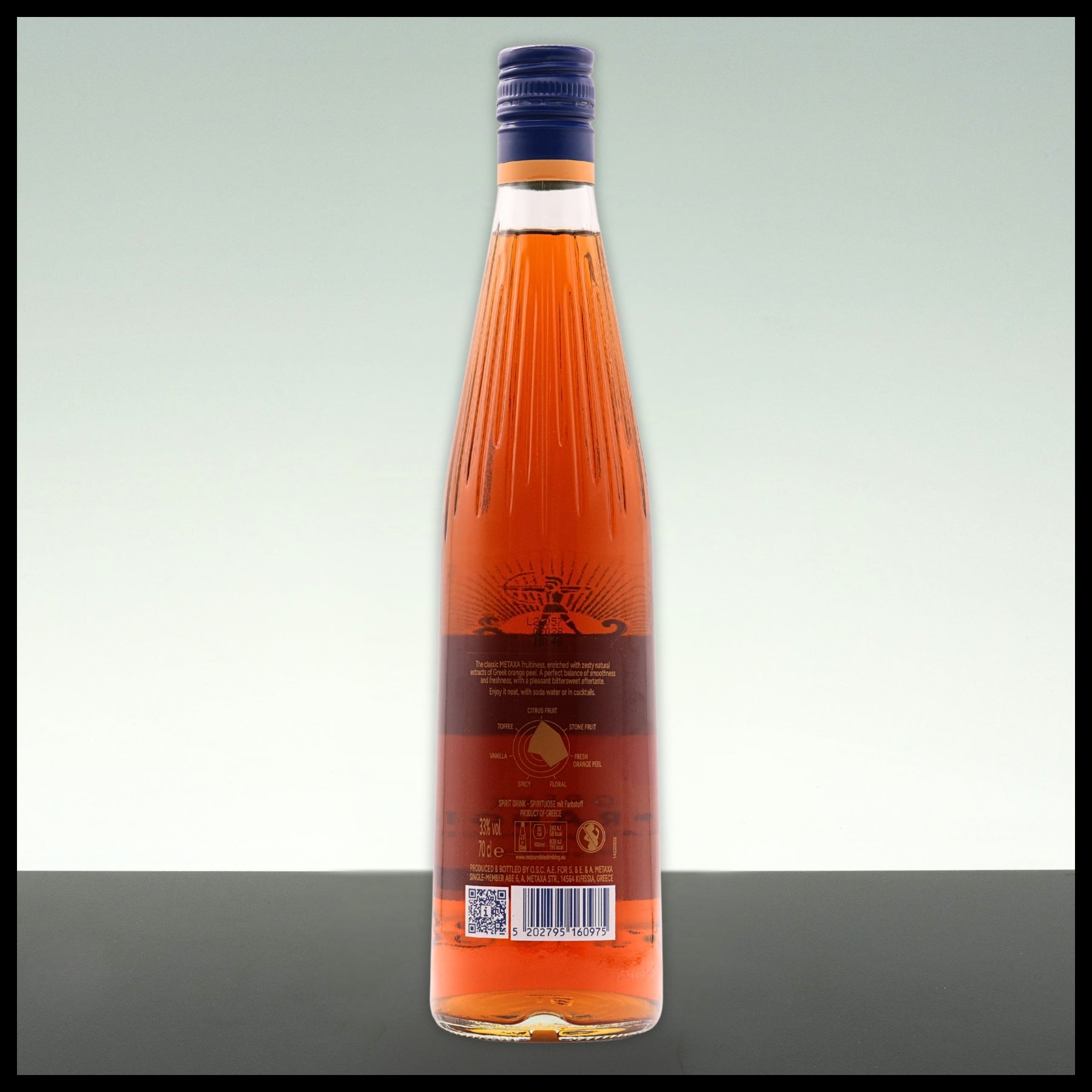 Metaxa 5 Stars GREEK ORANGE 0,7L - 38% Vol.