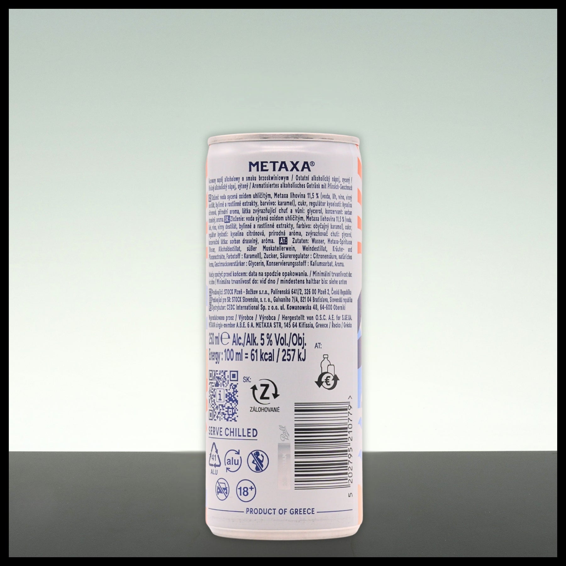 Metaxa PEACH Spritz 0,25L - 5% Vol.