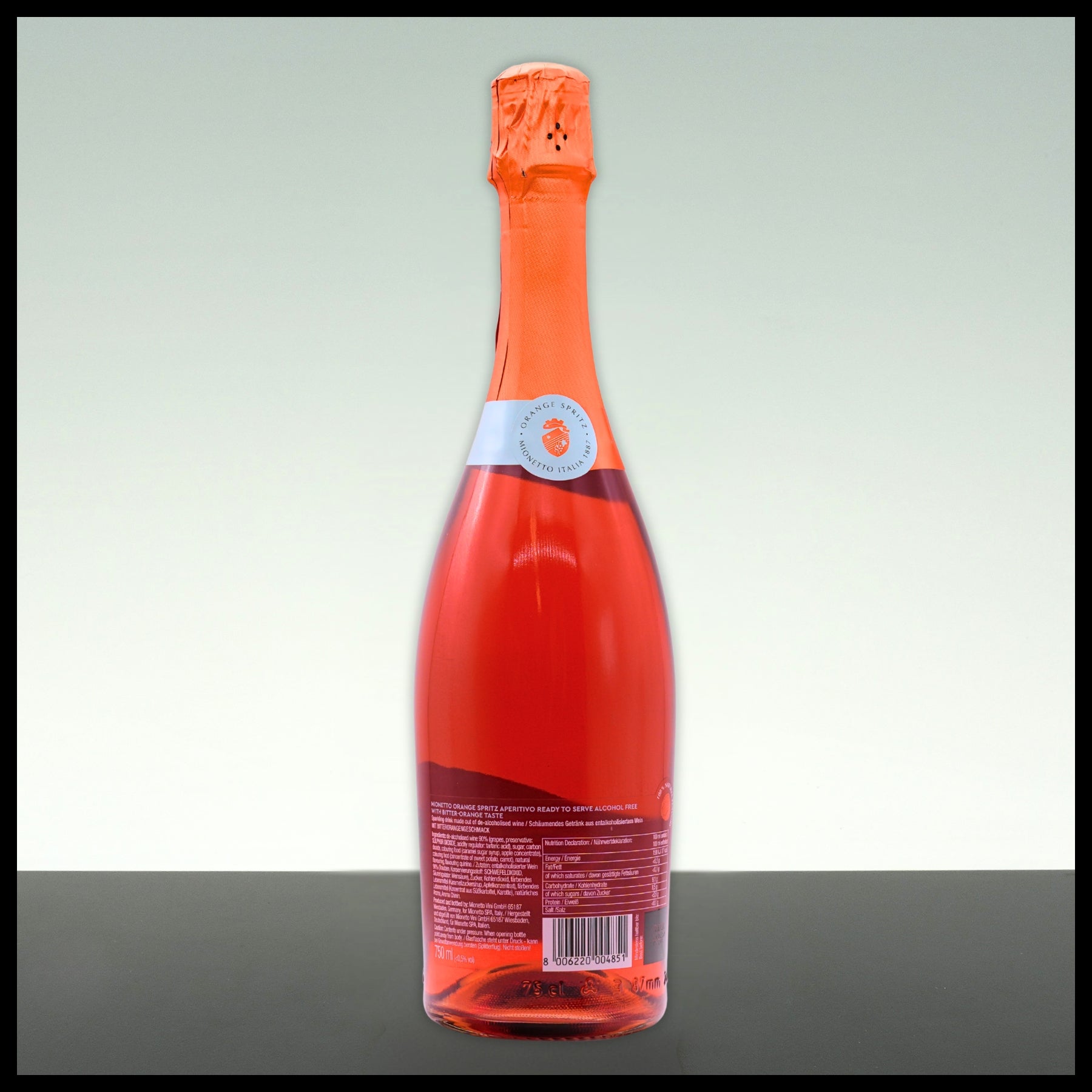 Mionetto Orange Spritz Aperitivo ALKOHOLFREI 0,75L - Trinklusiv