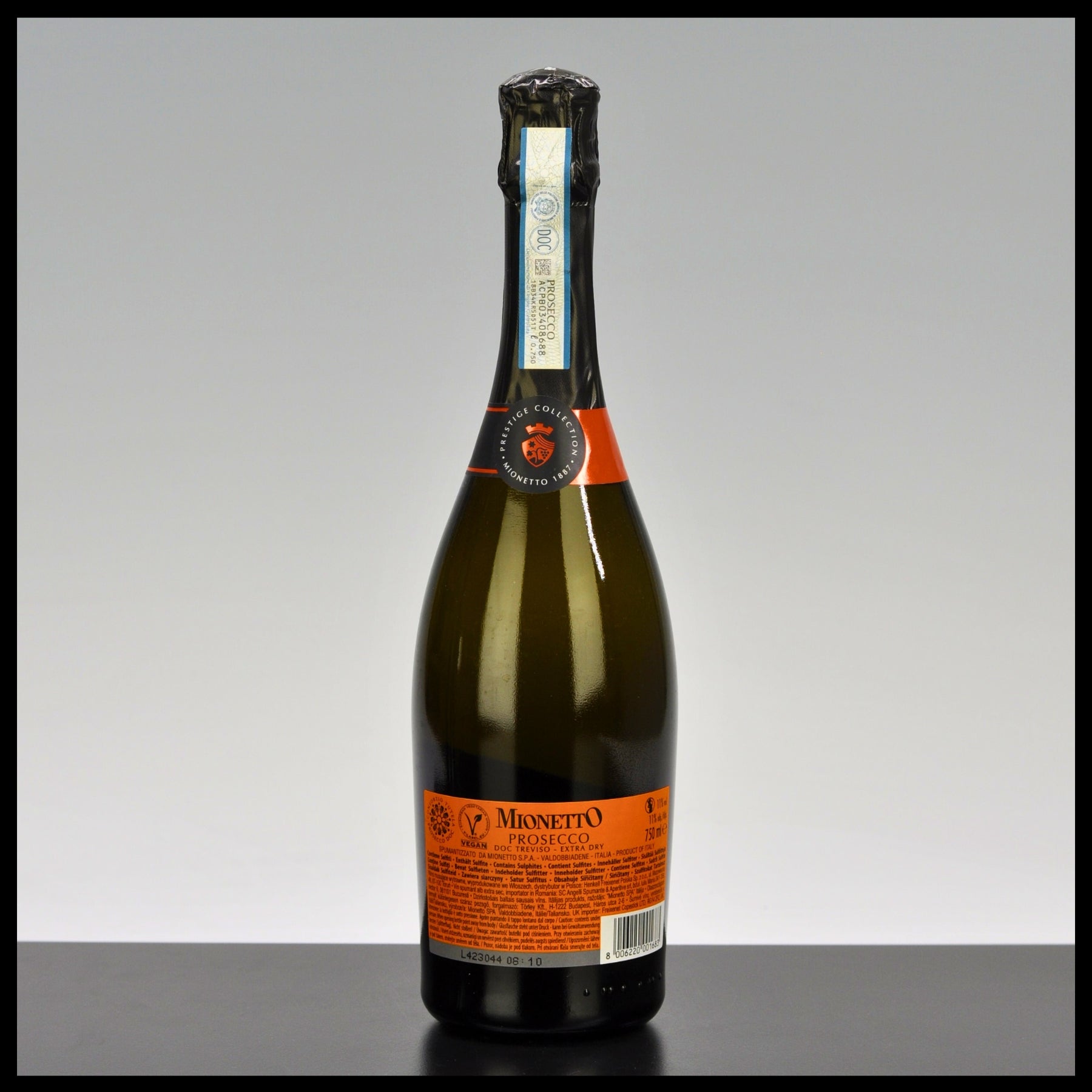 Mionetto Prosecco DOC Treviso Extra Dry 0,75L - 11% Vol.