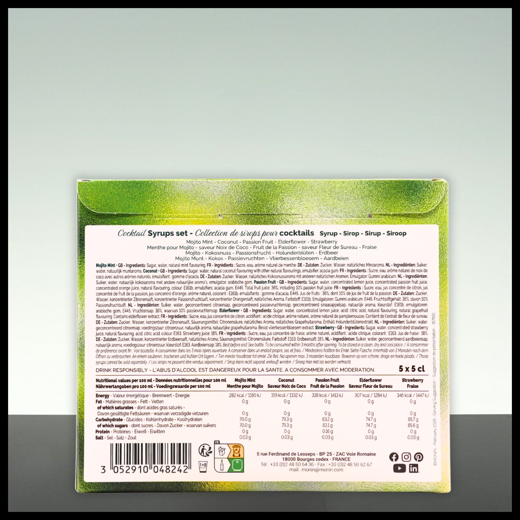 Monin Sirup Cocktail Set 5x 0,05L - Trinklusiv