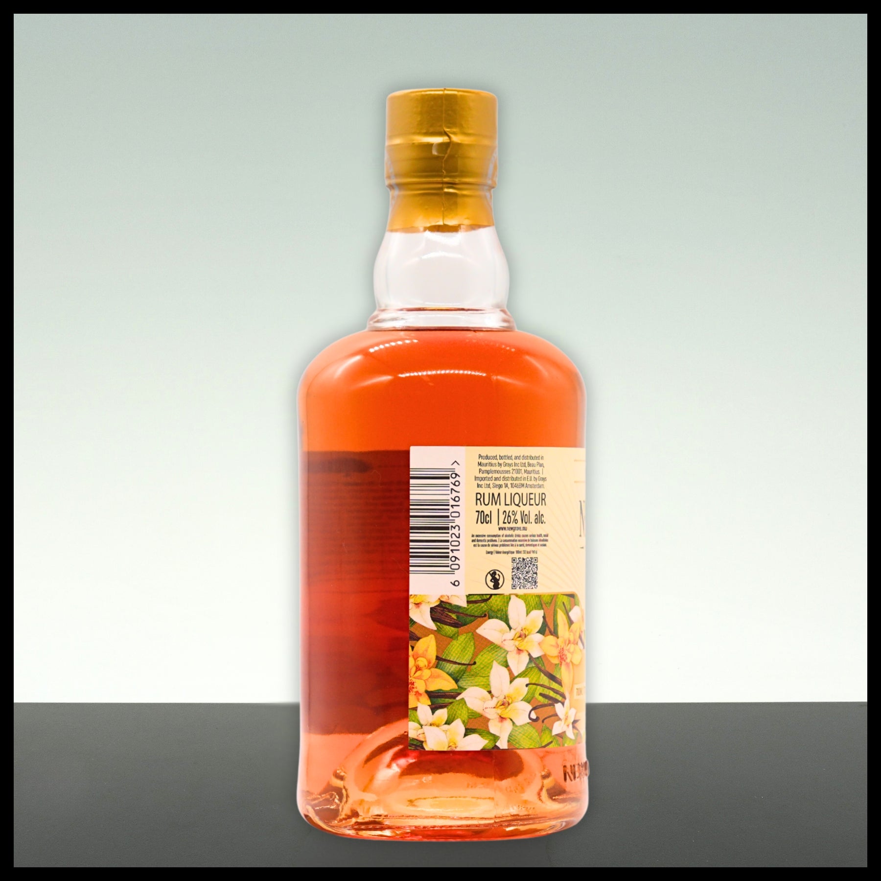 New Grove Vanilla Rum-Liqueur of Mauritius 0,7L - 26% Vol. - Trinklusiv