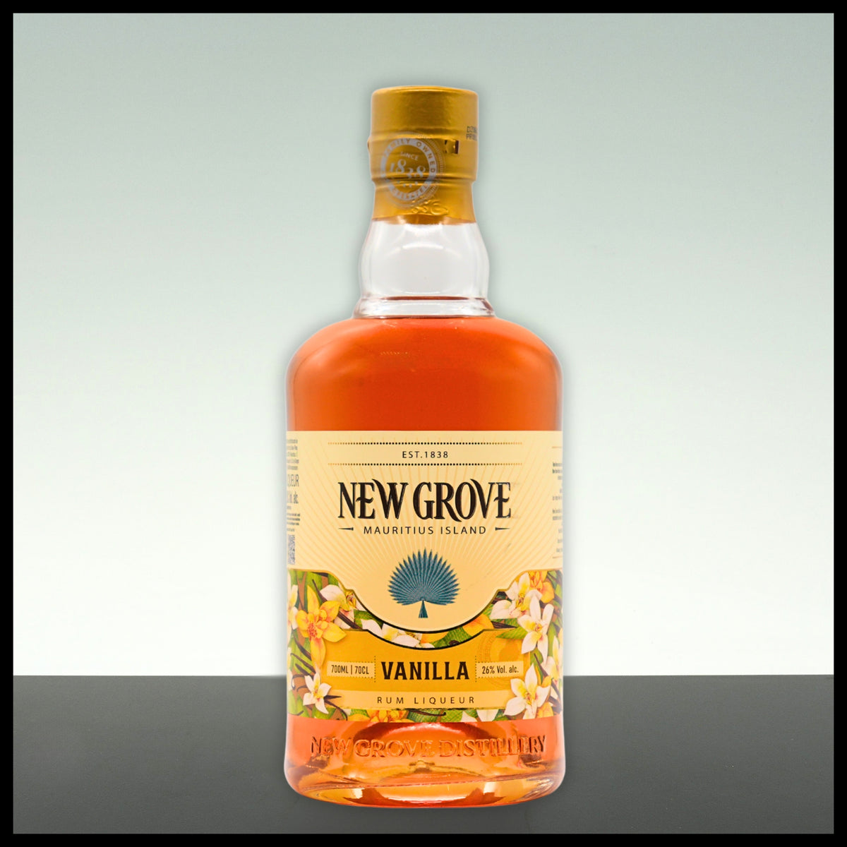 New Grove Vanilla Rum-Liqueur of Mauritius 0,7L - 26% Vol. - Trinklusiv