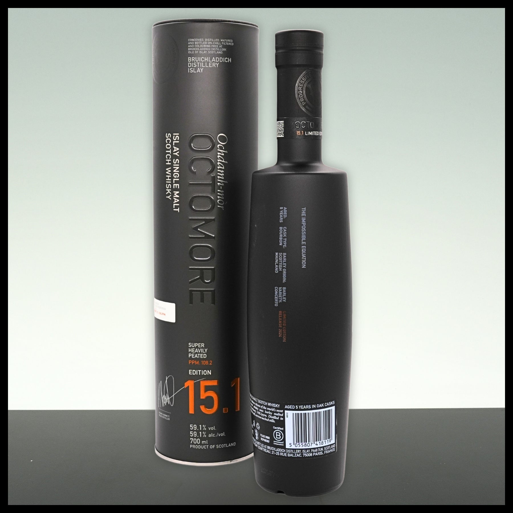 Octomore 15.1 Islay Single Malt Whisky 0,7L - 59,1% Vol.