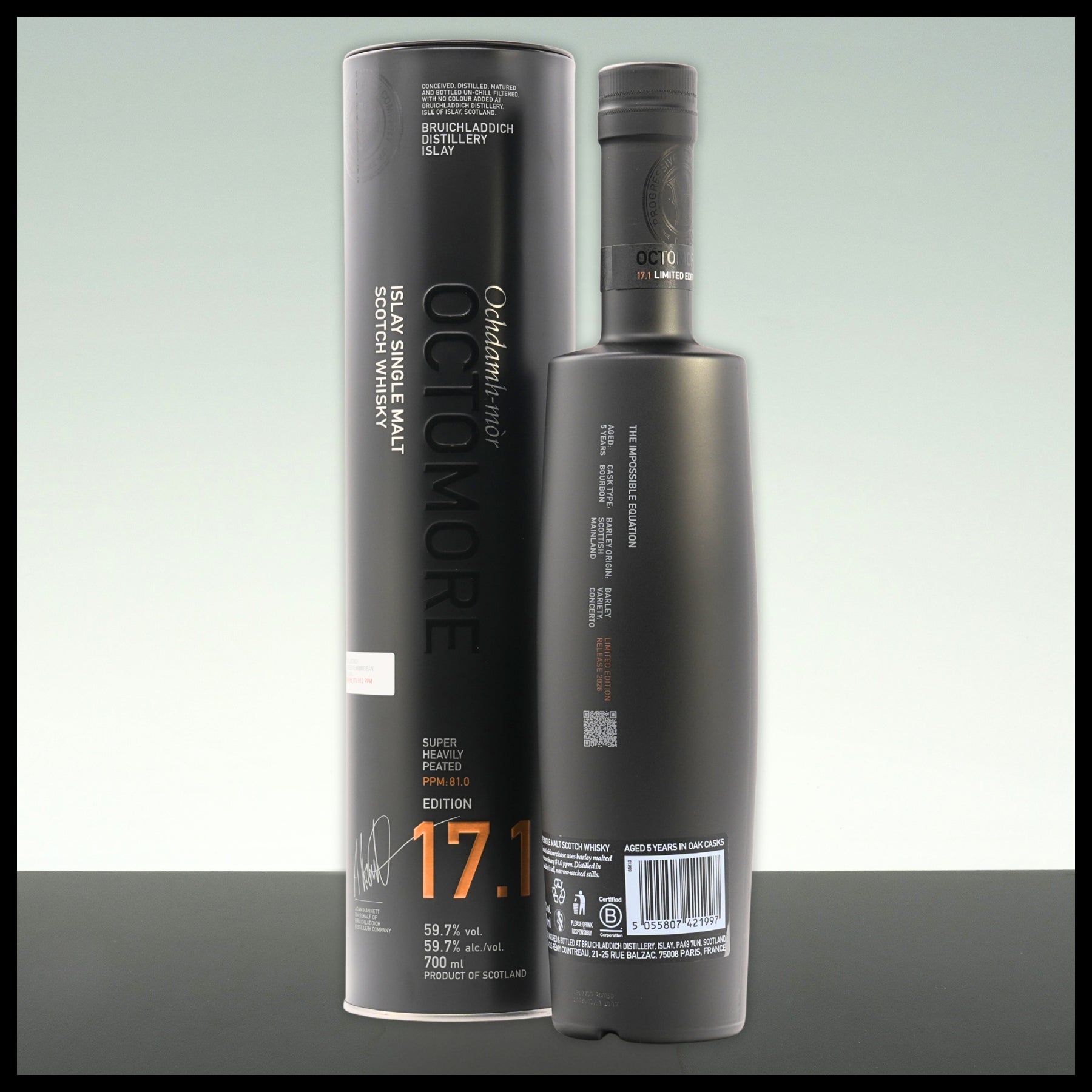 Octomore 17.1 Islay Single Malt Whisky 0,7L - 59,7% Vol.