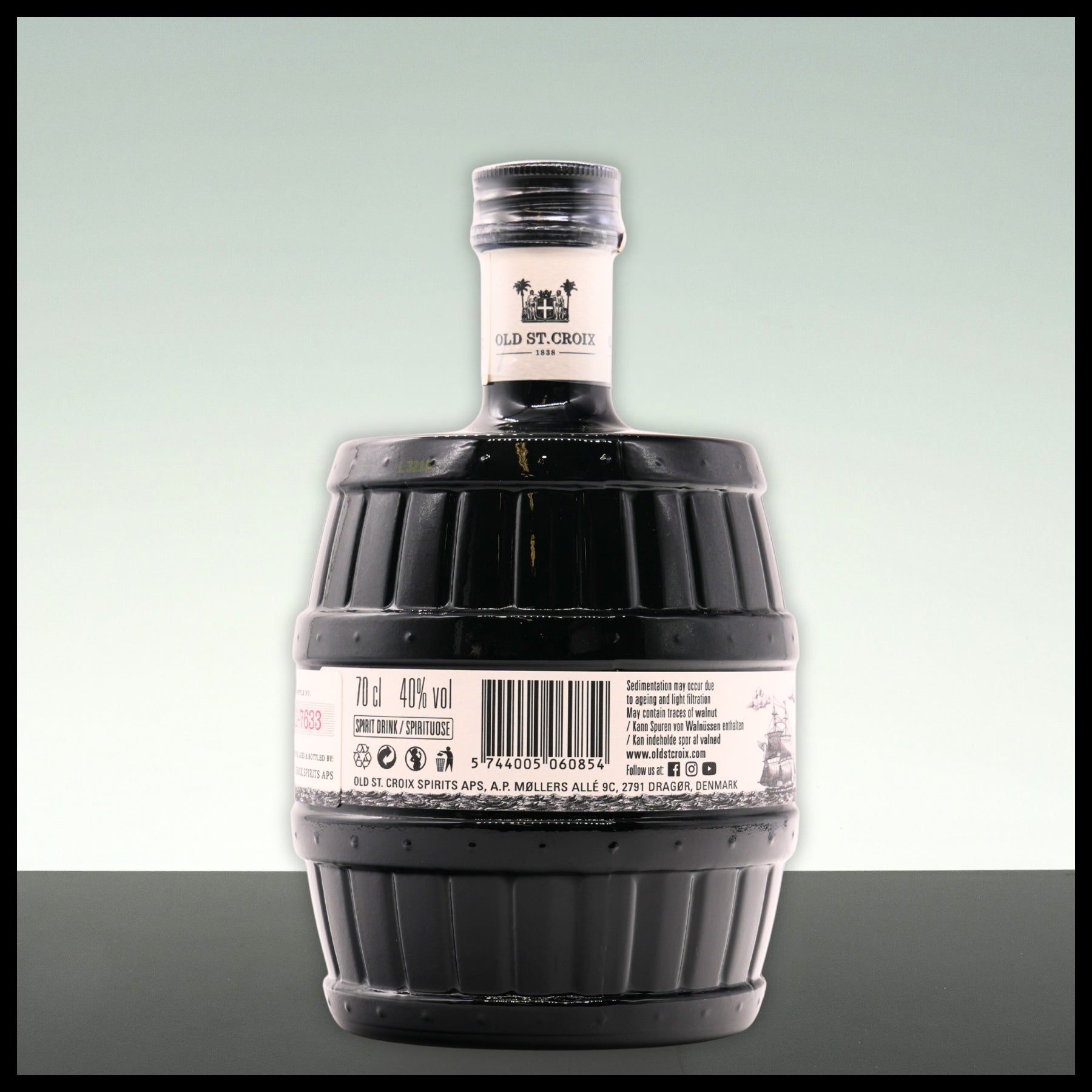 Old St. Croix Black Barrel Navy Spiced 0,7L - 40% Vol. - Trinklusiv