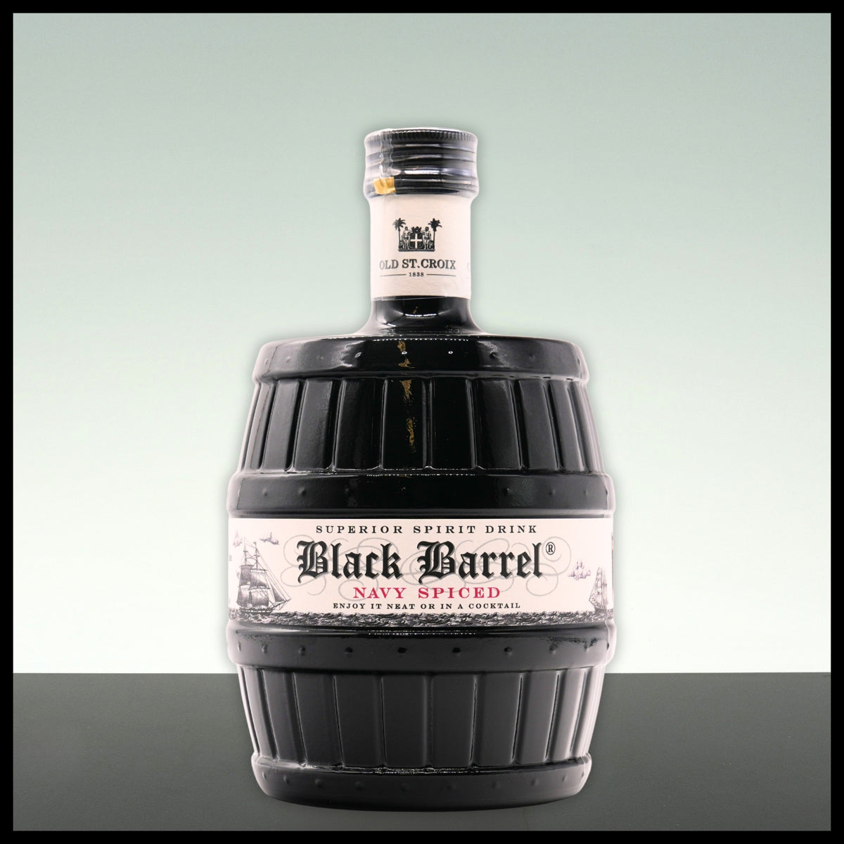 Old St. Croix Black Barrel Navy Spiced 0,7L - 40% Vol. - Trinklusiv