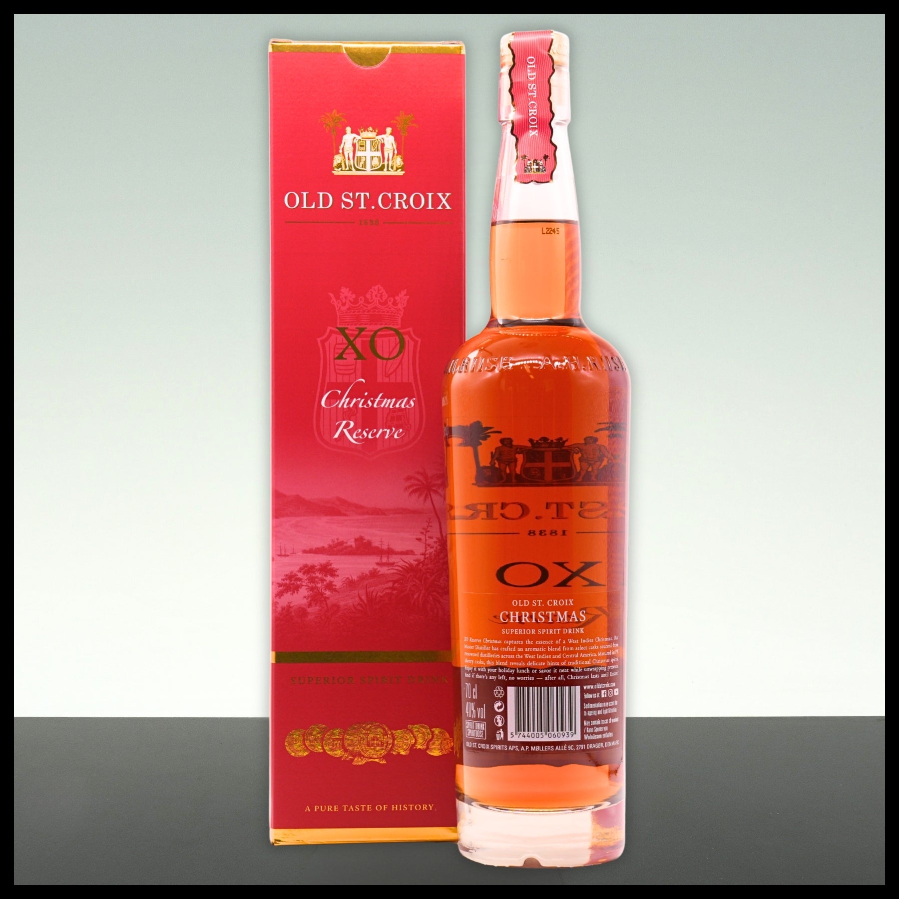 Old St. Croix XO Christmas Reserve 0,7L - 40% Vol. - Trinklusiv