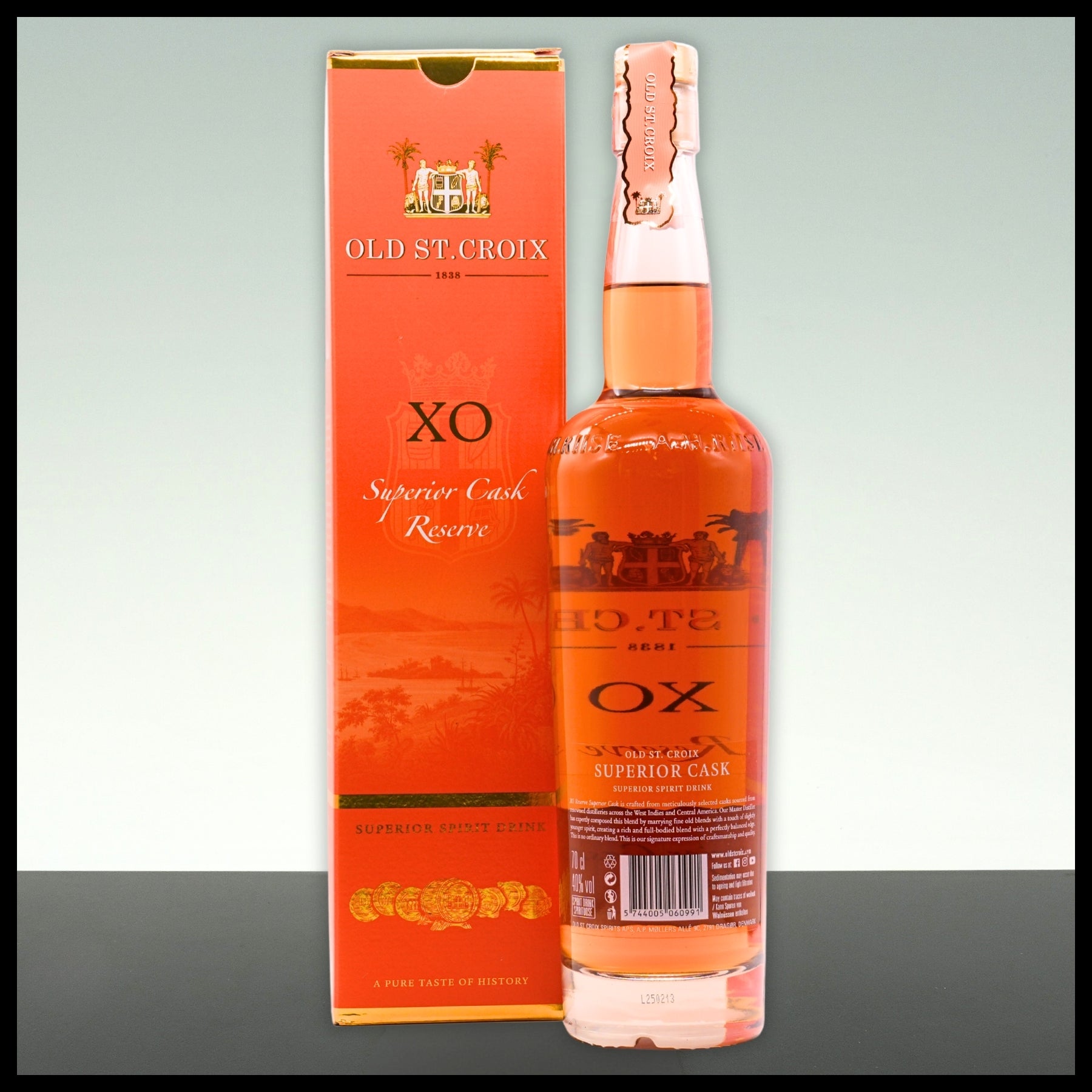 Old St. Croix XO Superior Cask Reserve 0,7L - 40% Vol. - Trinklusiv