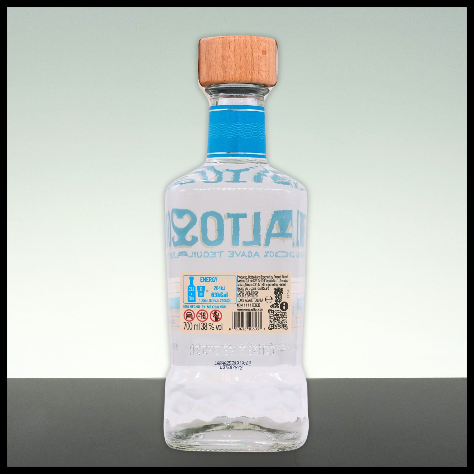 Olmeca Altos Plata Tequila 0,7L - 38% Vol. - Trinklusiv