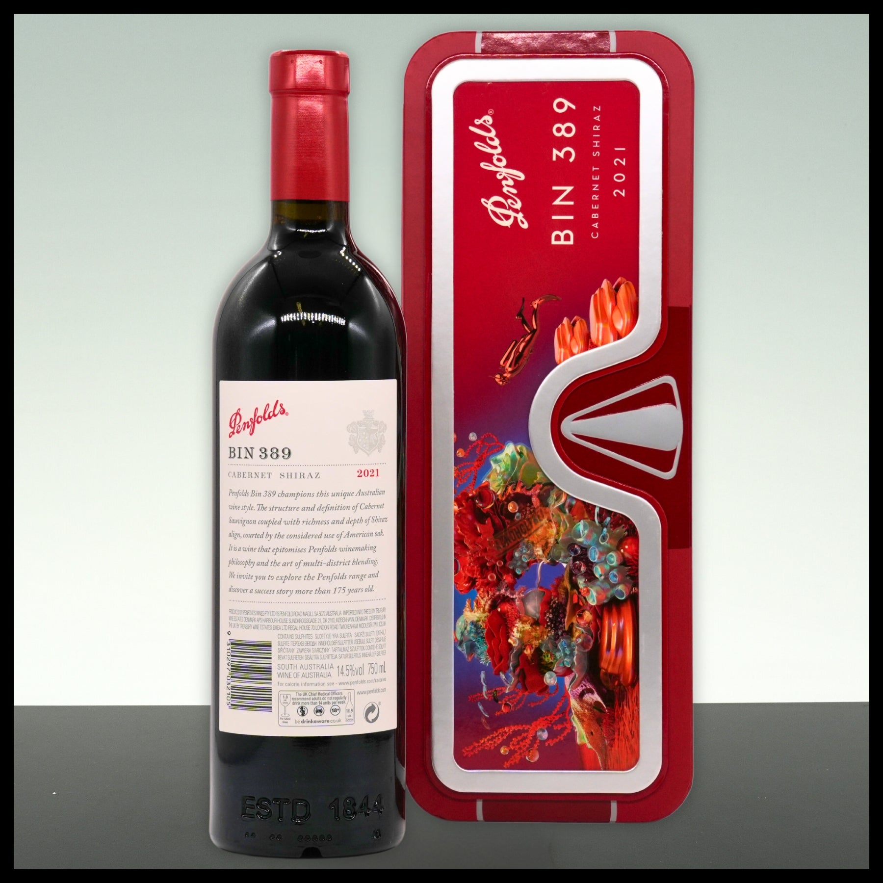 Penfolds BIN 389 Cabernet Shiraz 2021 0,75L - 14,5% Vol. - Trinklusiv