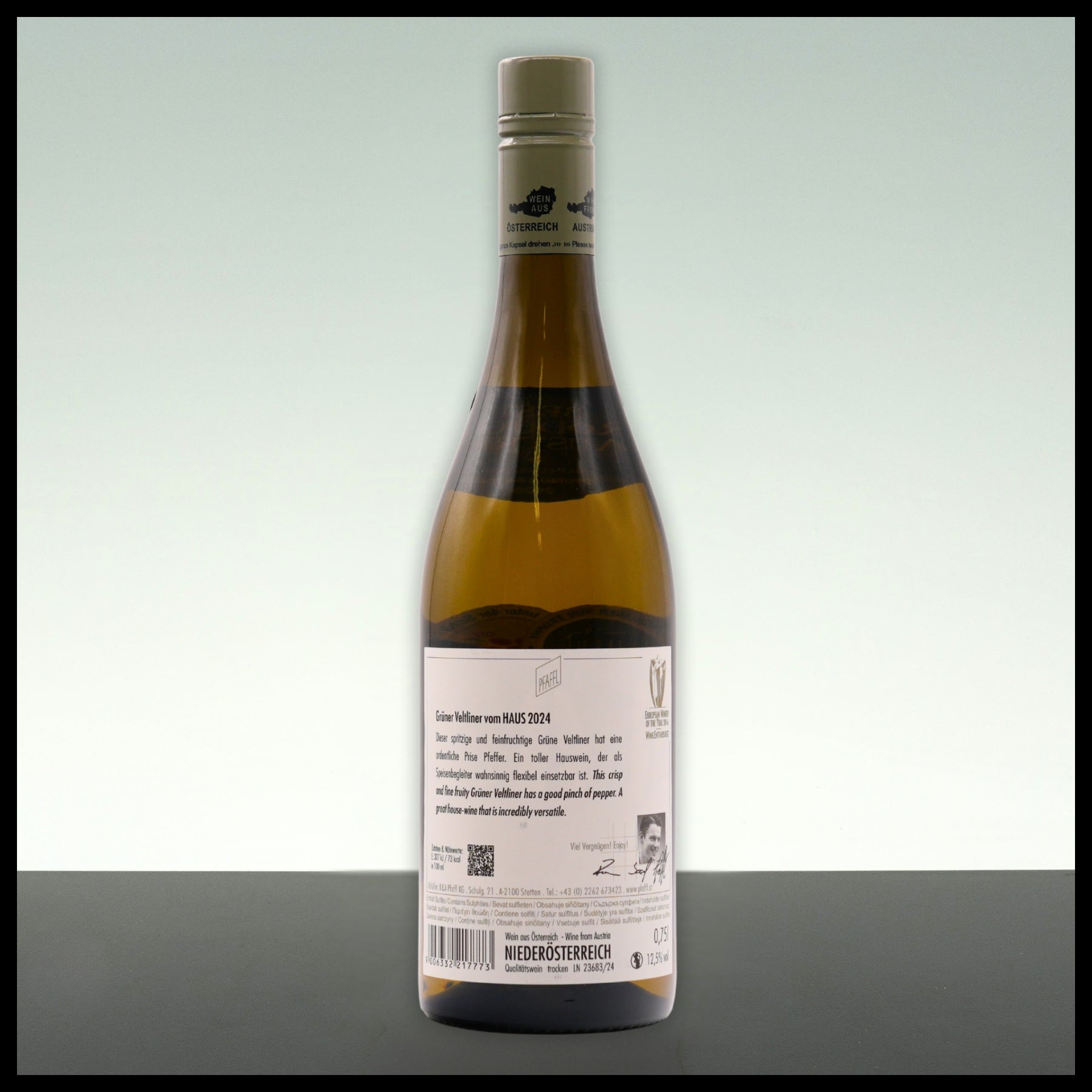 Pfaffl Grüner Veltliner vom Haus 2024 0,75L - 12% Vol. - Trinklusiv