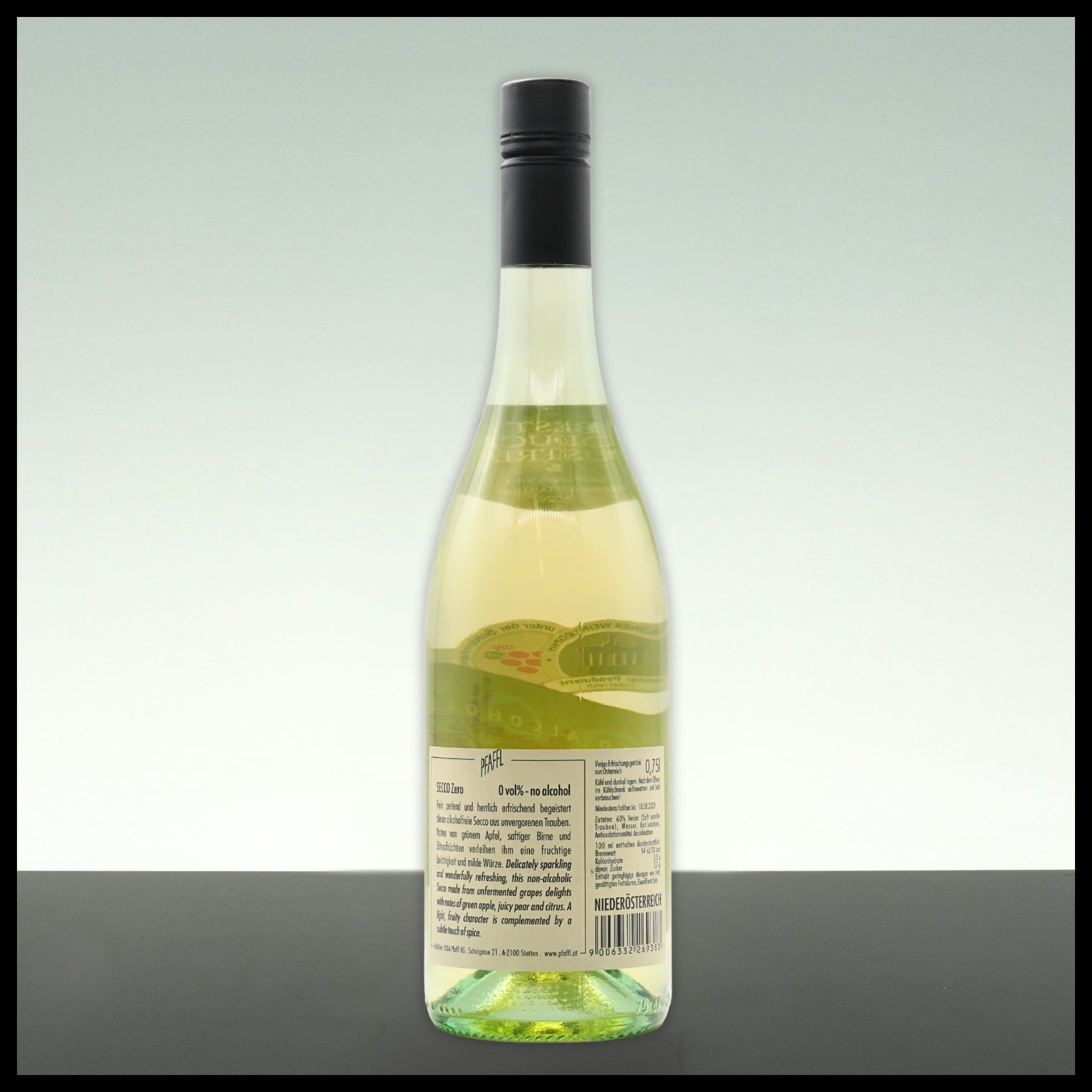 Pfaffl SECCO ZERO Alkoholfrei 0,75L