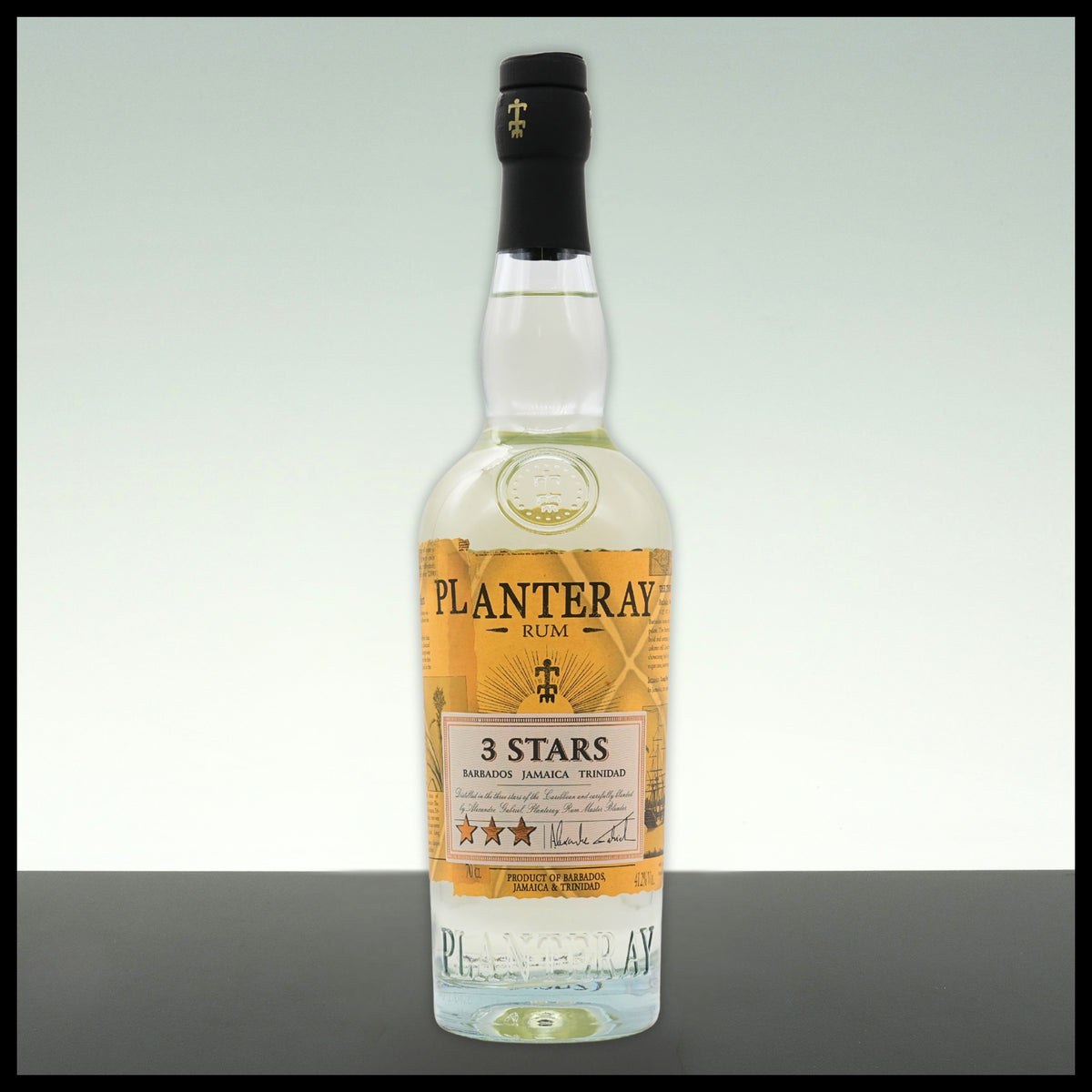 Planteray 3 Stars White Rum 0,7L - 41,2% Vol. - Trinklusiv