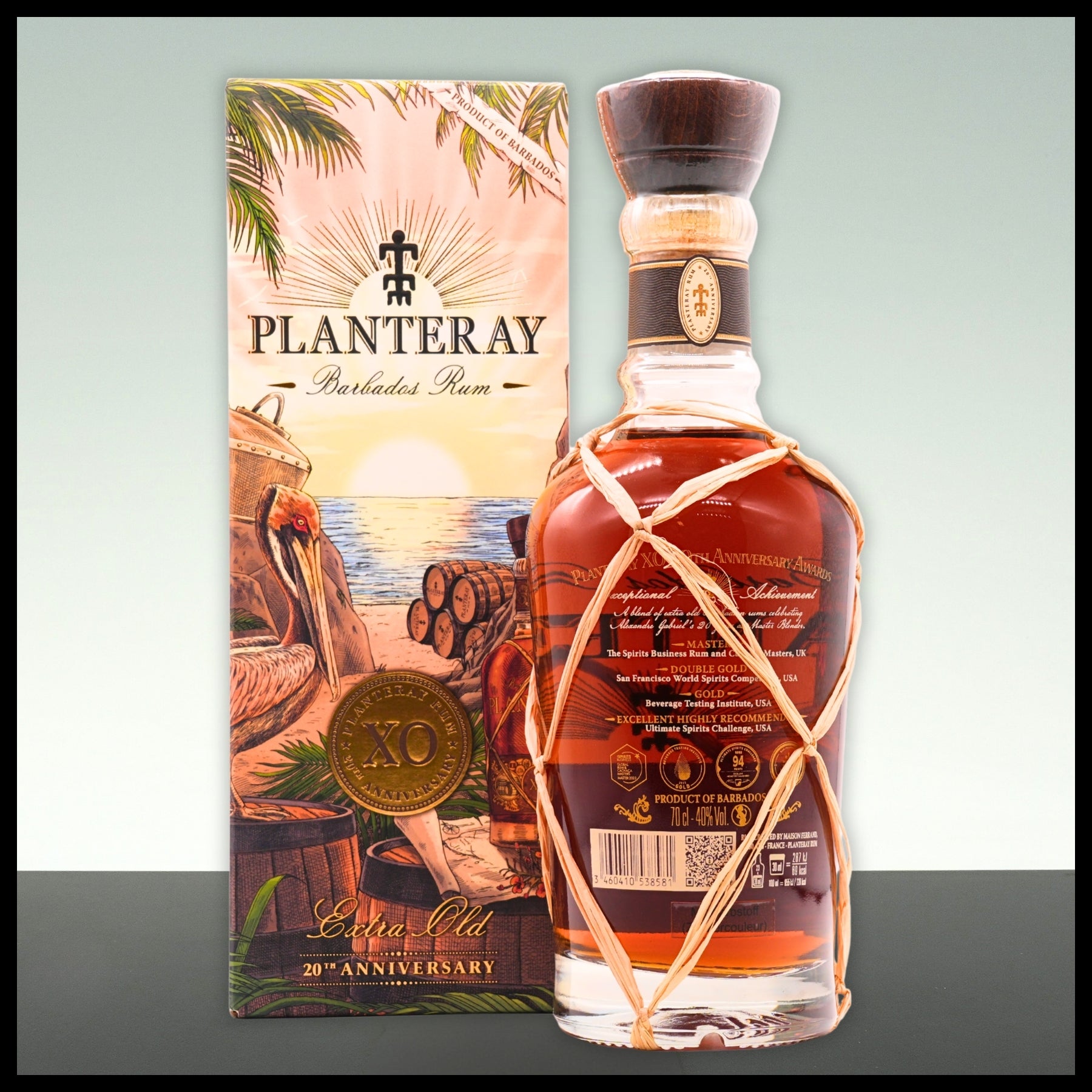 Planteray Barbados XO Rum 20th Anniversary 0,7L - 40% Vol. - Trinklusiv