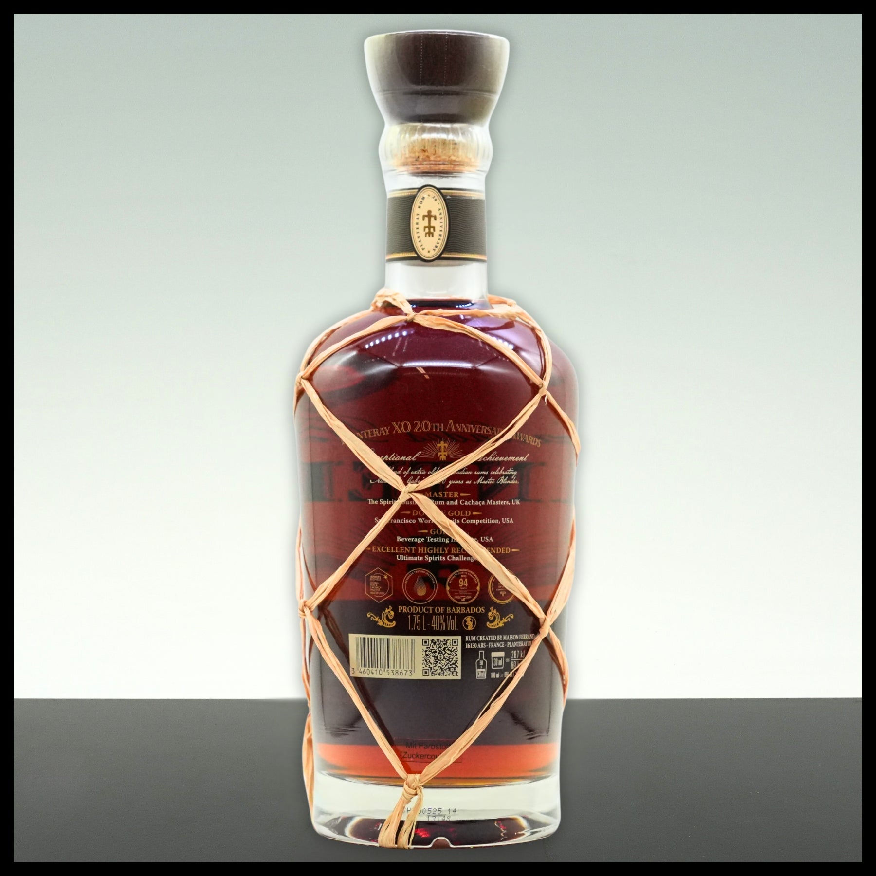 Planteray Barbados XO Rum 20th Anniversary 1,75L - 40% Vol. - Trinklusiv