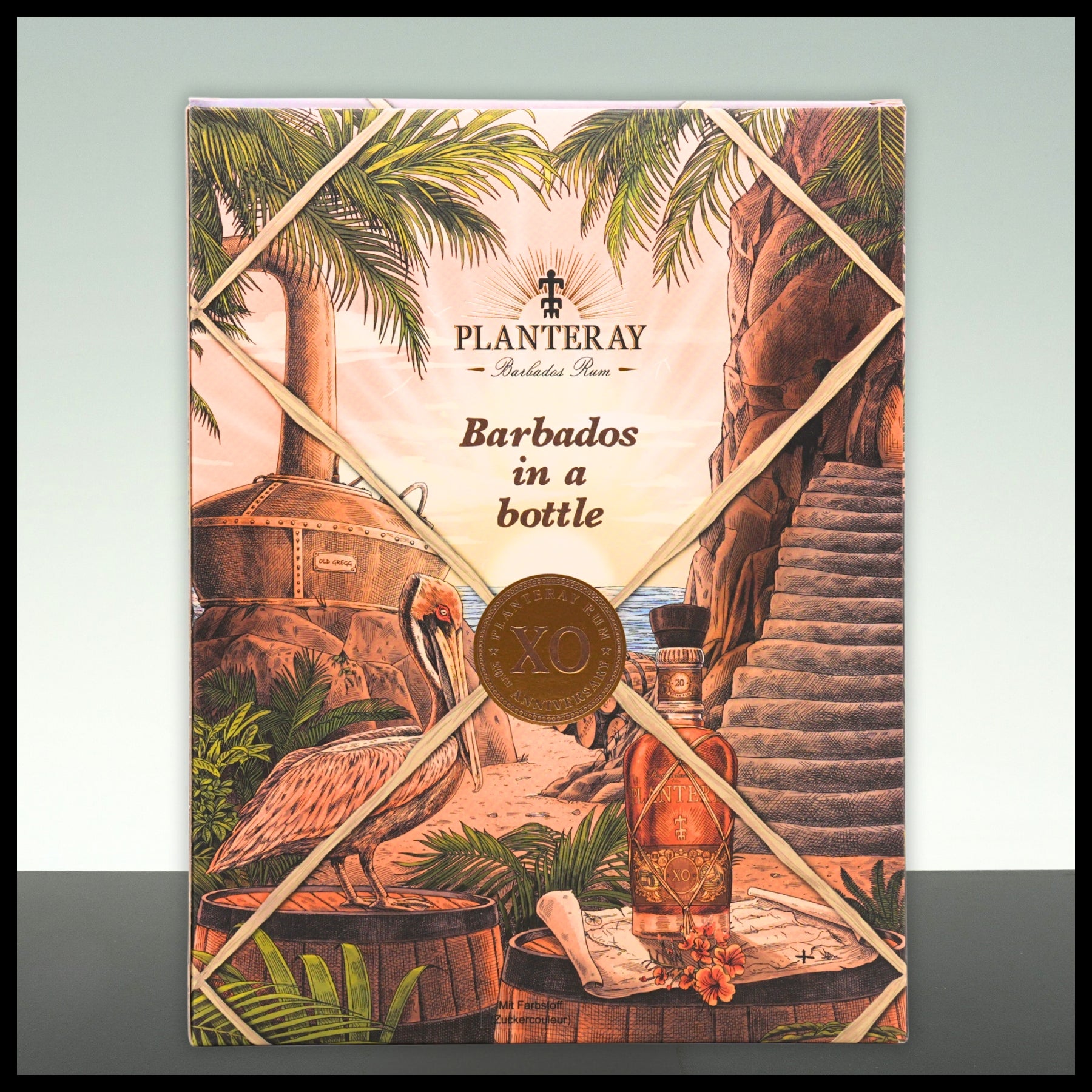 Planteray Barbados XO Rum 20th Anniversary Geschenkbox mit 2 Gläsern 0,7L - 40% Vol. - Trinklusiv