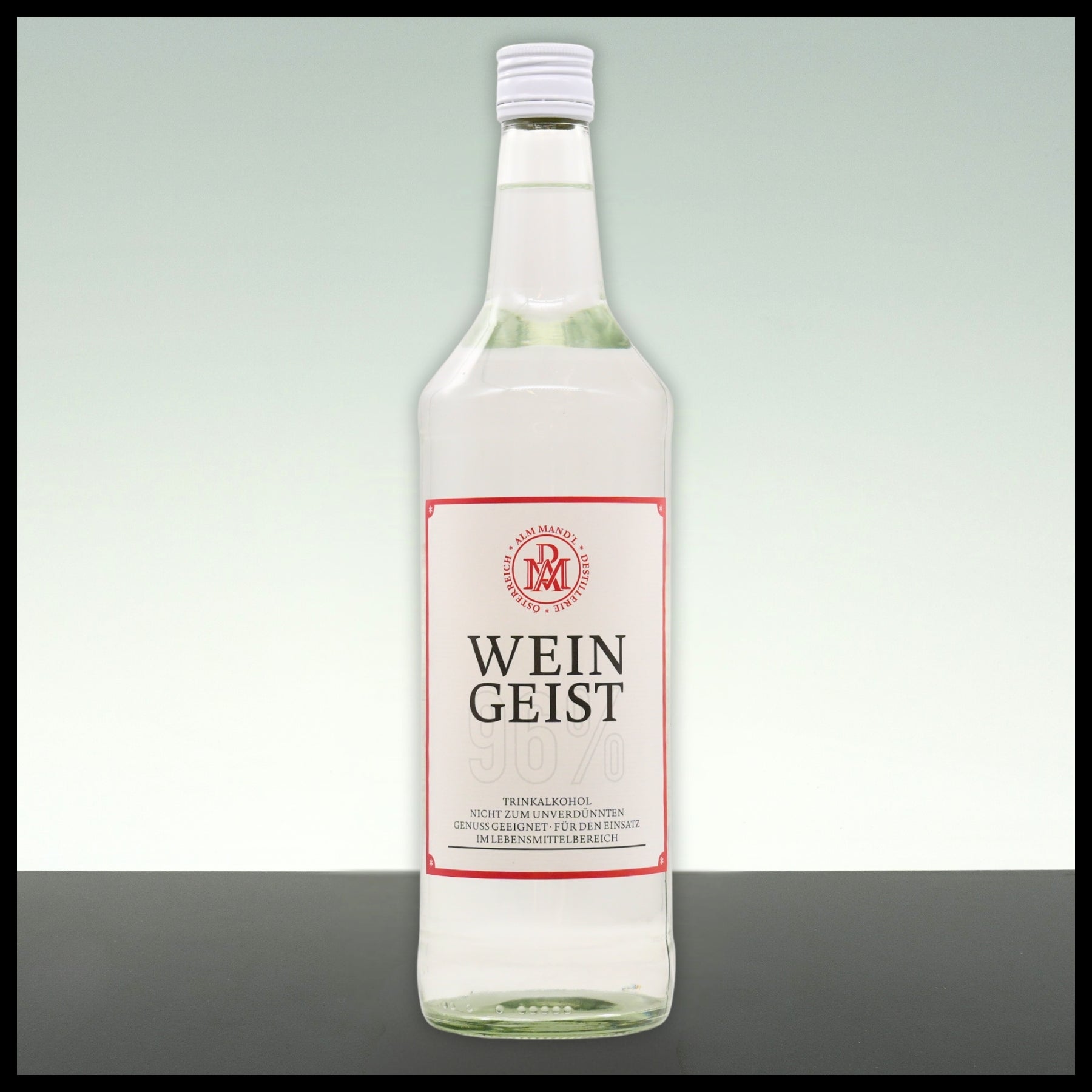 Prinz Alm Mandl Weingeist 1L - 96% Vol. - Trinklusiv