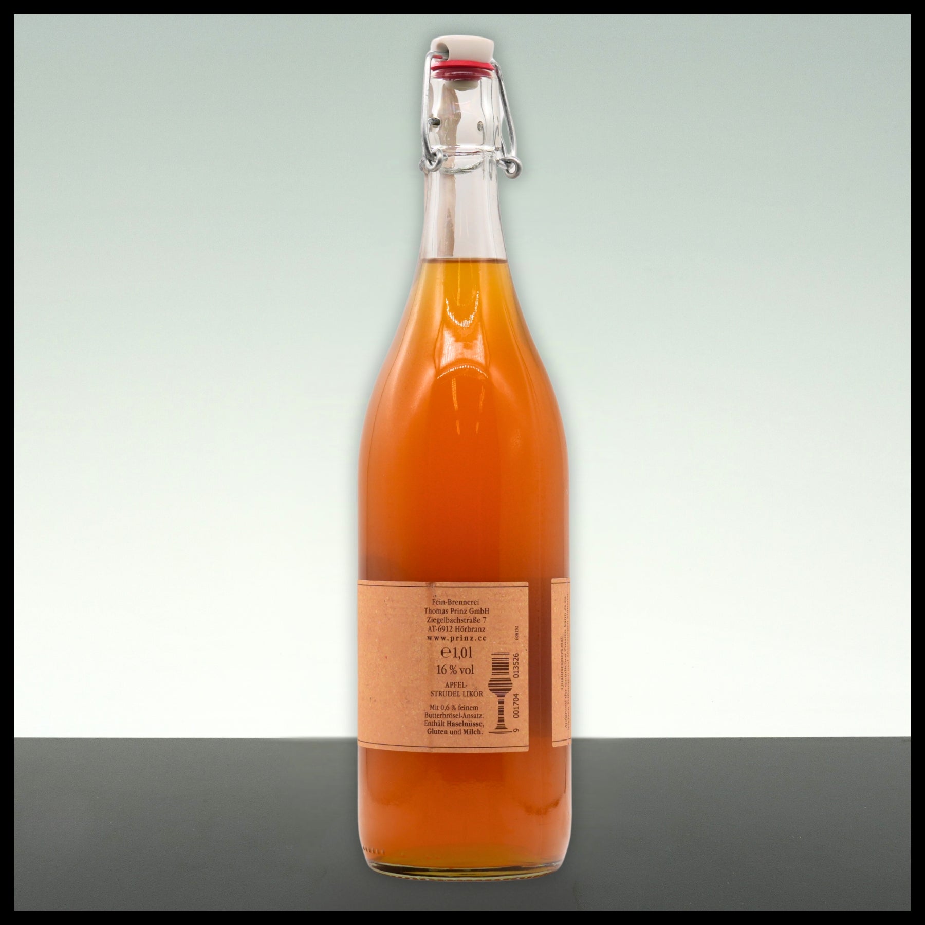 Prinz Apfelstrudel Likör 1L - 16% Vol. - Trinklusiv