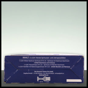 Prinz Christbaumkugeln Geschenkset BLAU 3x 0,04L - Trinklusiv