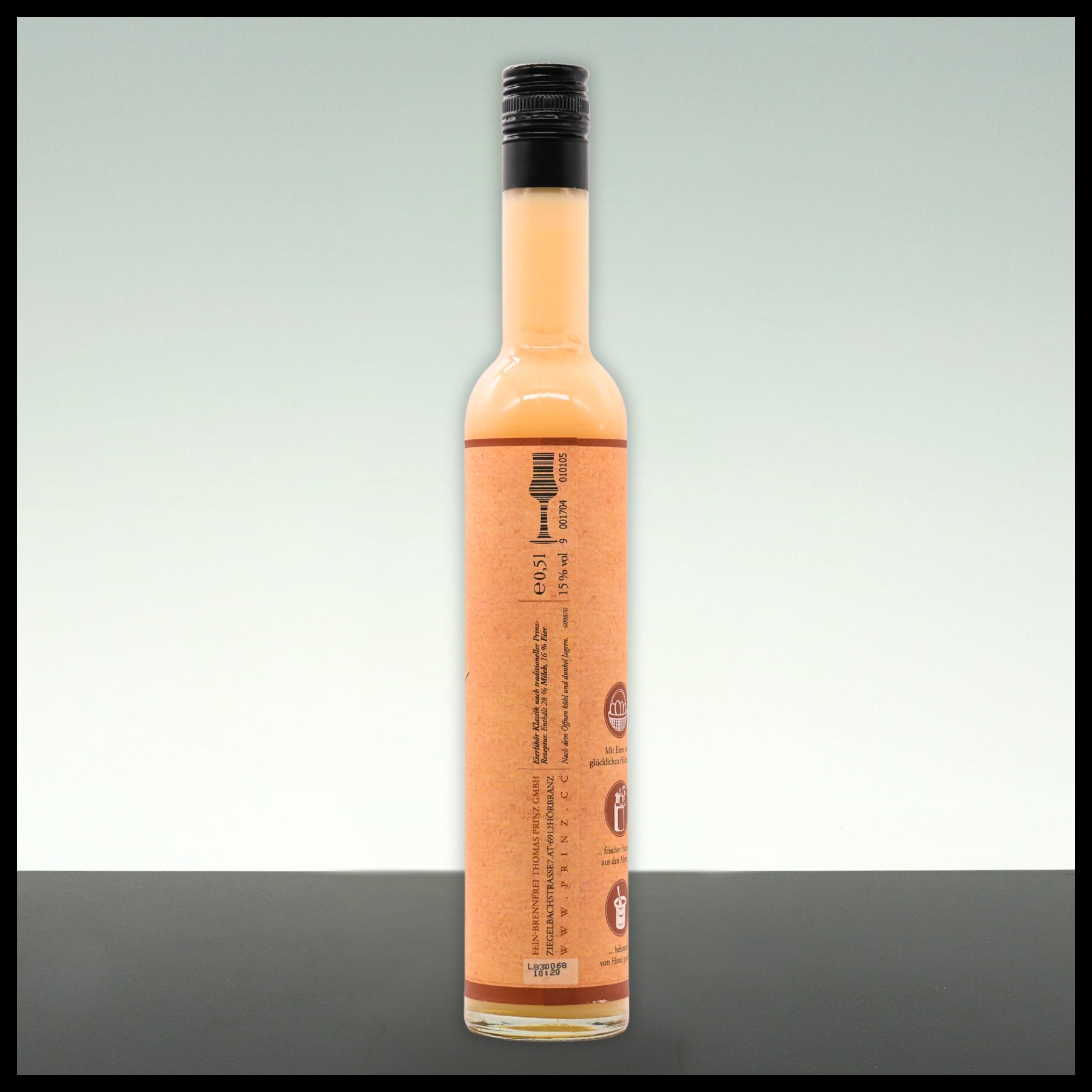 Prinz Eierlikör 0,5L - 15% Vol. - Trinklusiv